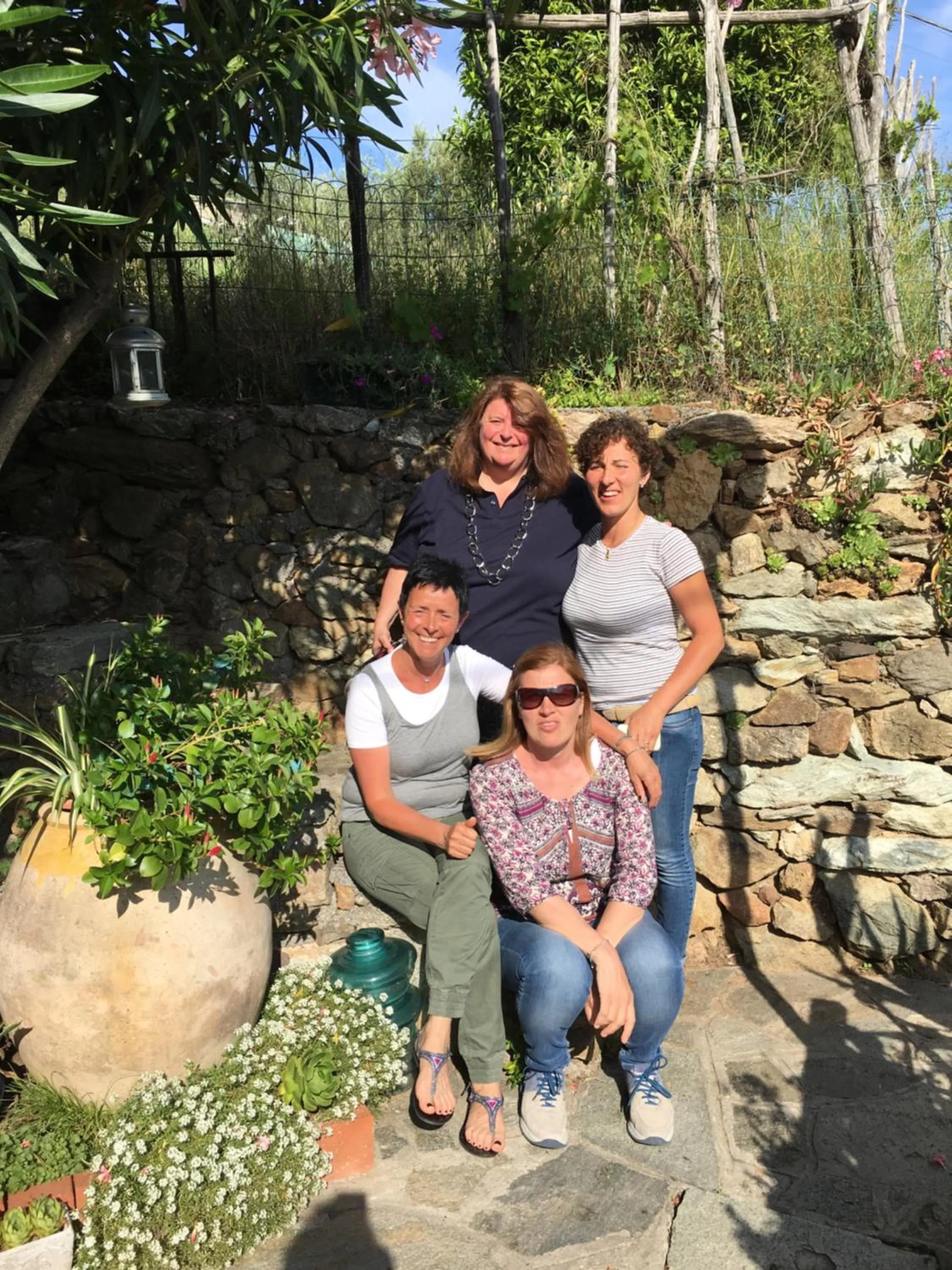 Patio in B&B Cà de Badin