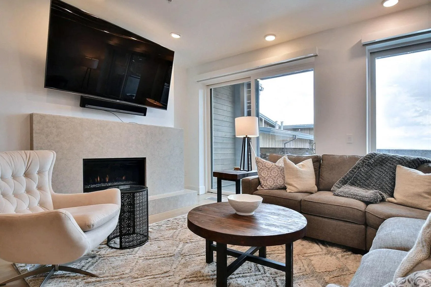 Living room in Apex at Park City, A Vail Resorts Property