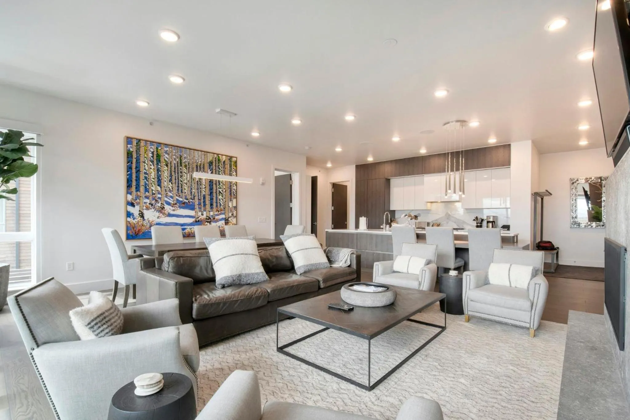 Living room in Apex at Park City, A Vail Resorts Property