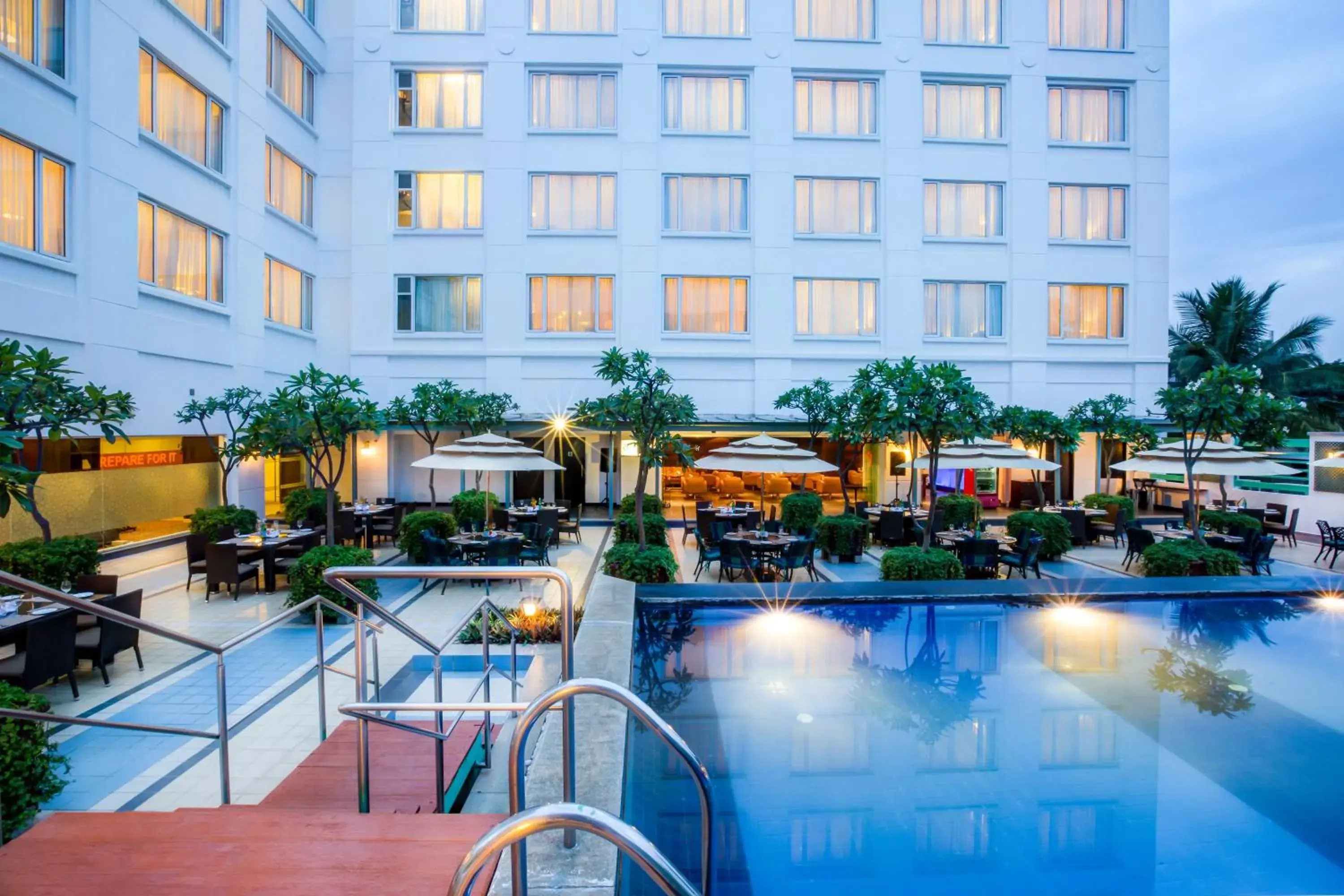 Pool view in Radha Regent Electronic City Pool view in Radha Regent Electronic City