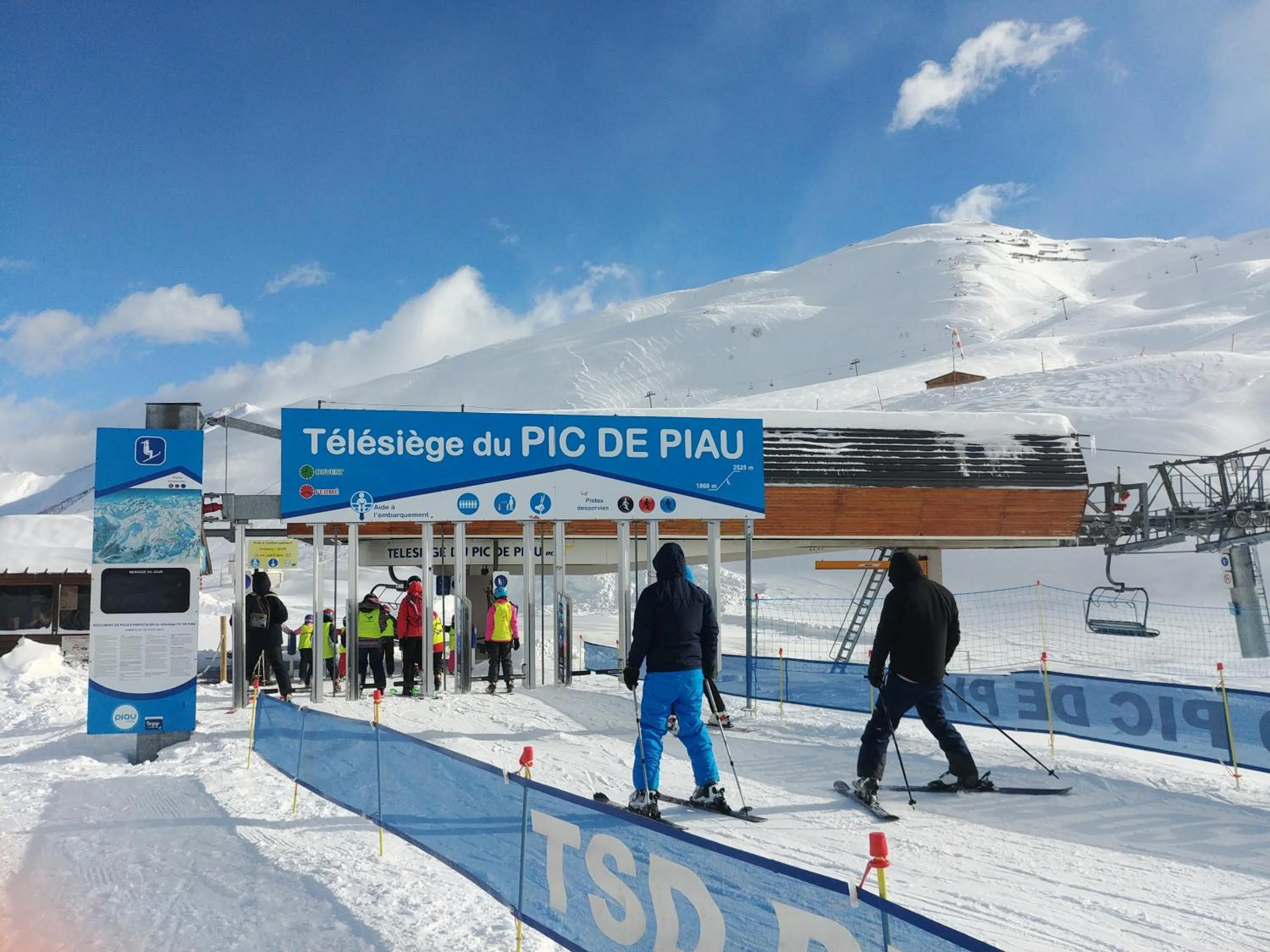 Skiing in Lagrange Vacances L’Écrin du Badet