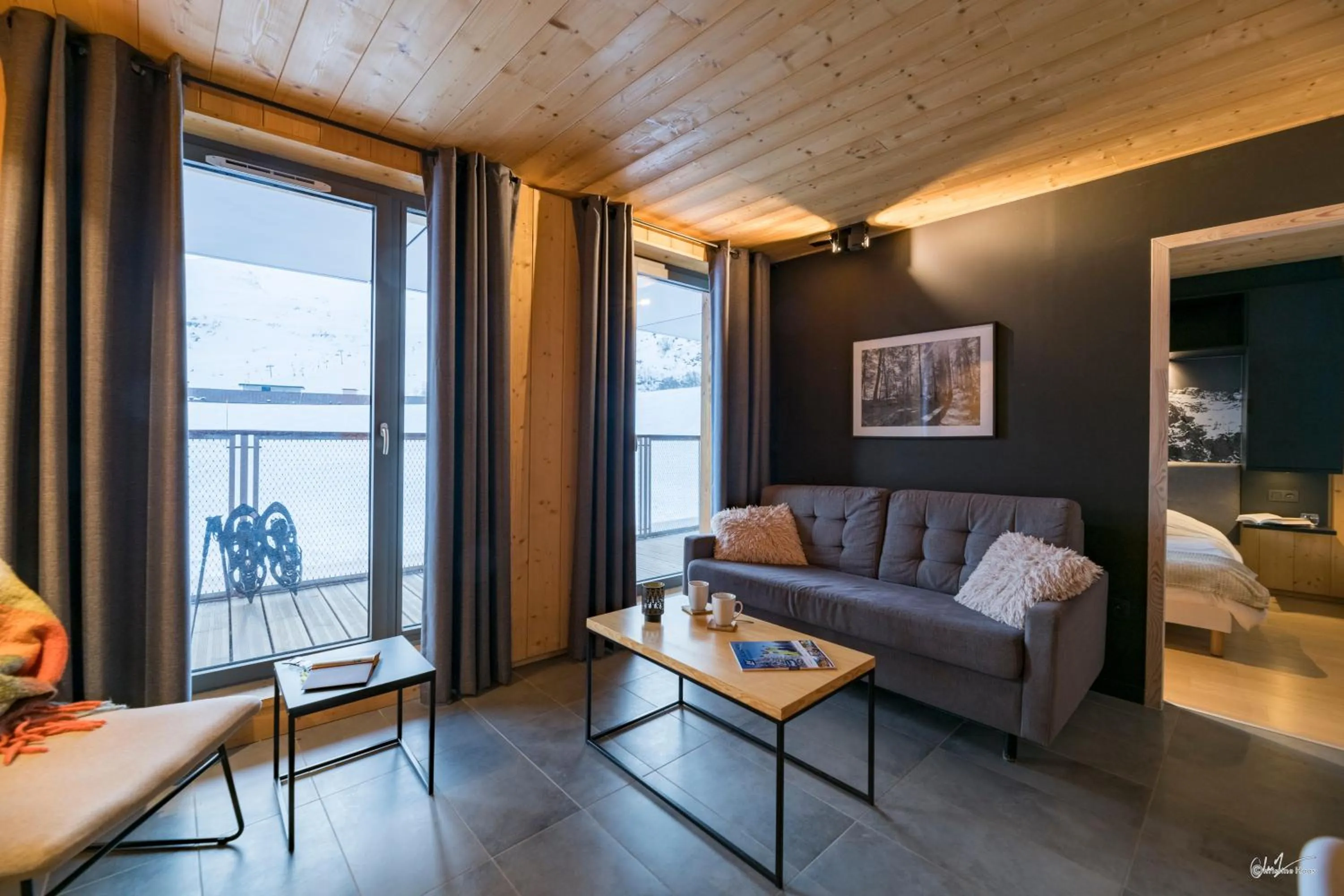 Living room in Lagrange Vacances L’Écrin du Badet