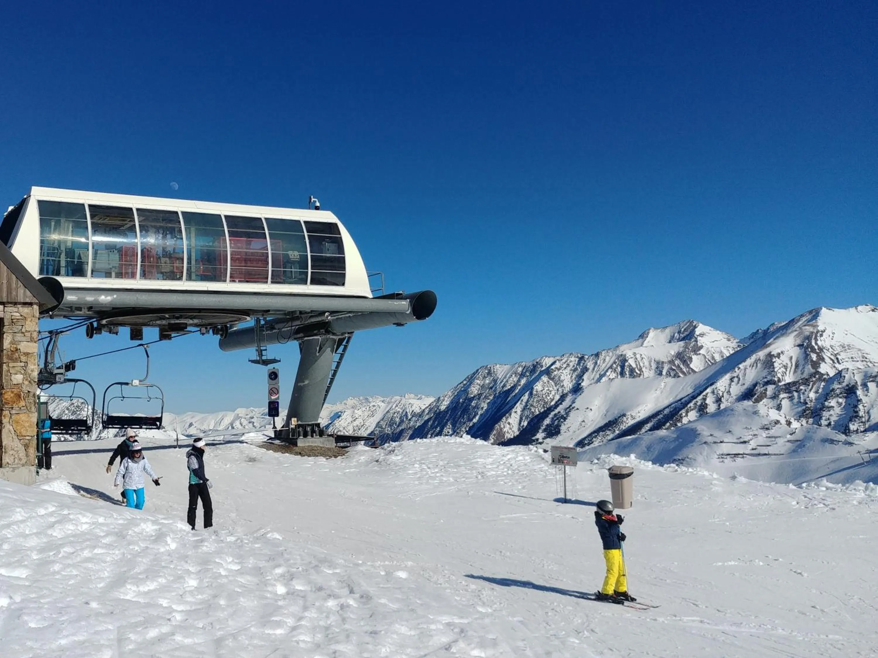 Skiing in Lagrange Vacances L’Écrin du Badet