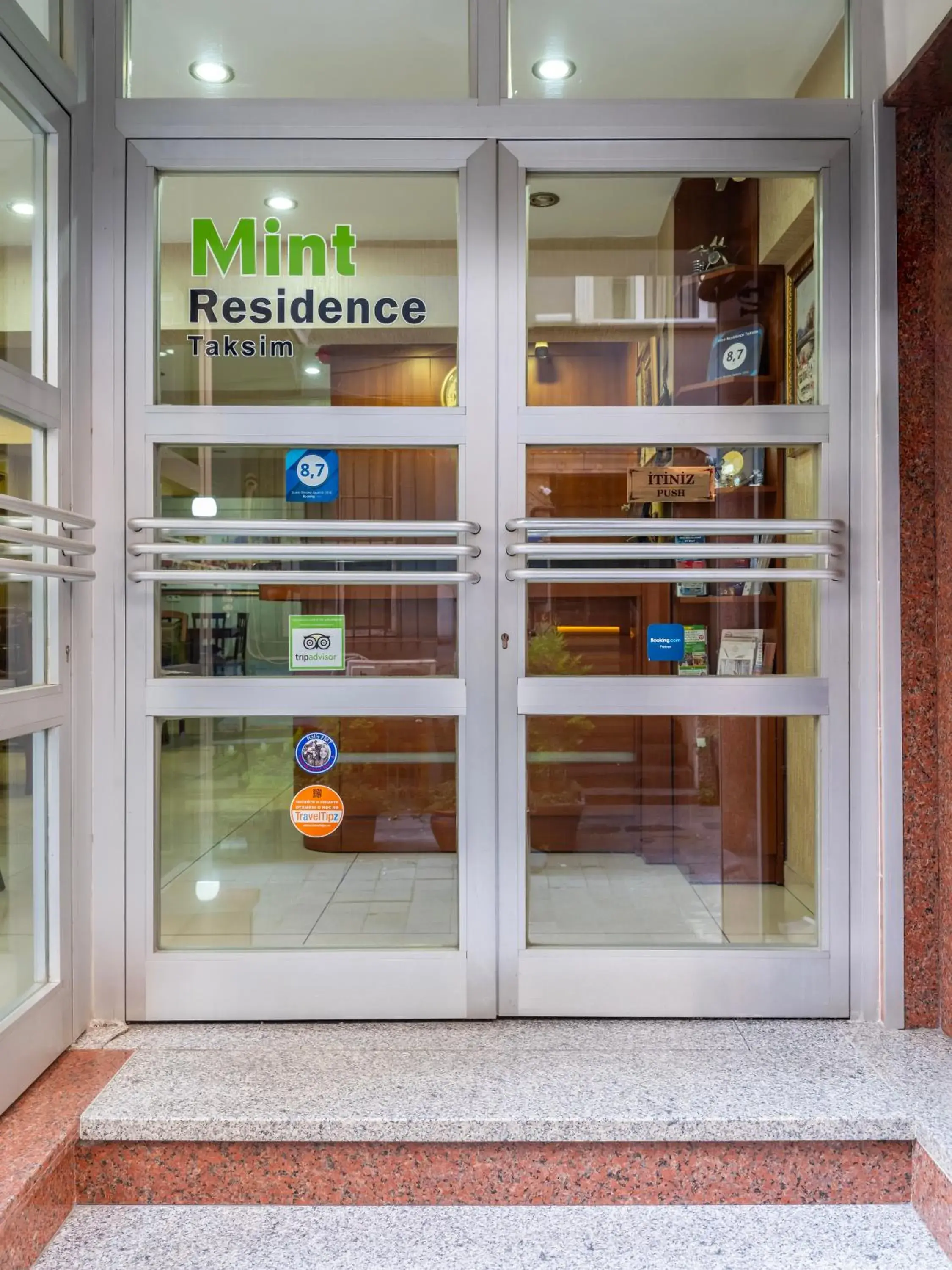 Facade/entrance in Mint Residence Taksim Facade/entrance in Mint Residence Taksim