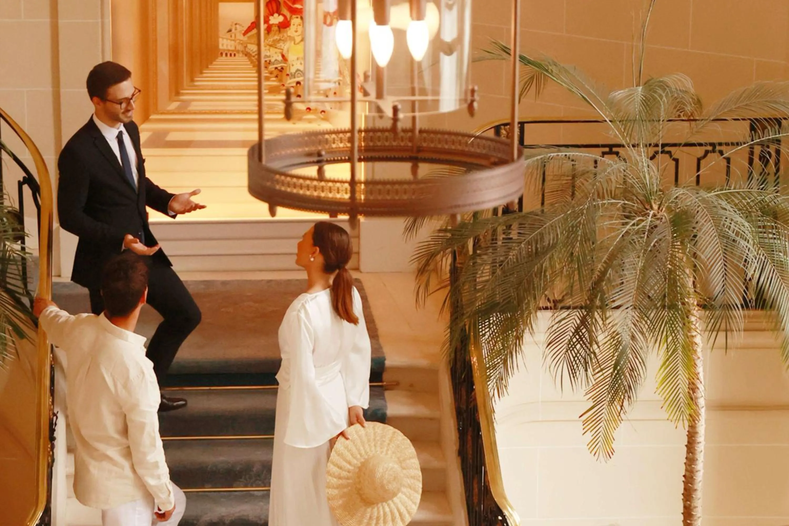 Lobby or reception in Hôtel du Louvre, in The Unbound Collection by Hyatt