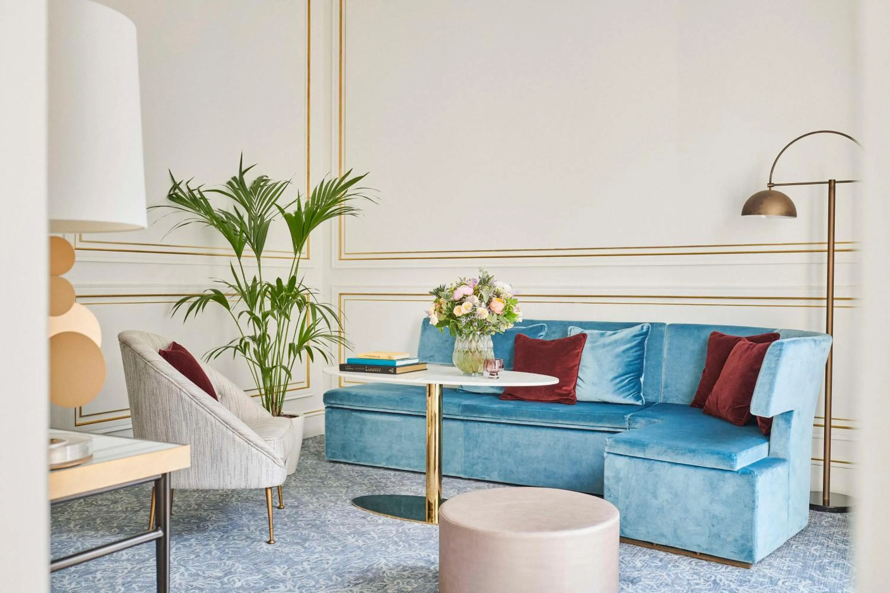 Photo of the whole room in Hôtel du Louvre, in The Unbound Collection by Hyatt