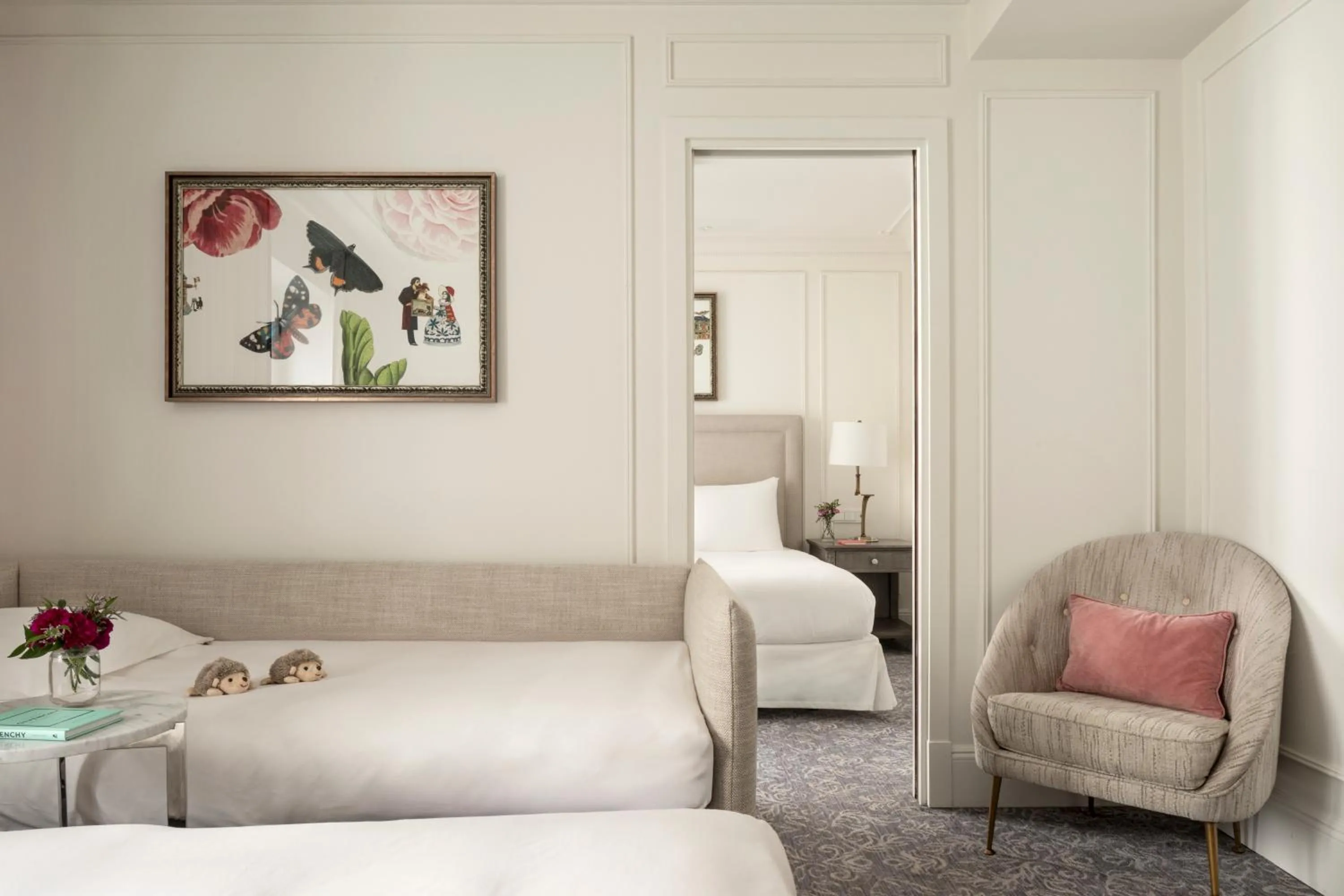 Bedroom, Bed in Hôtel du Louvre, in The Unbound Collection by Hyatt