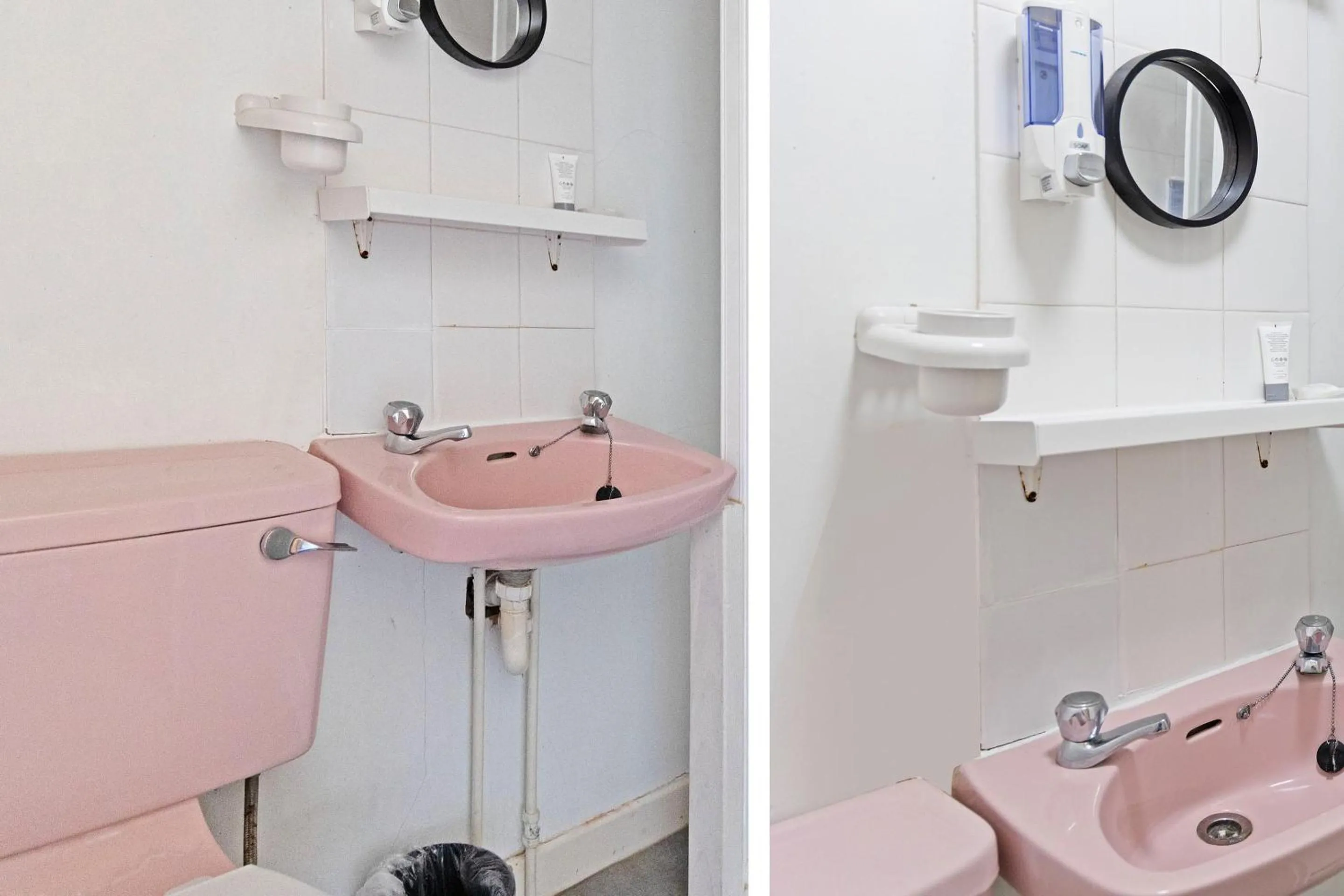 Bathroom in Harlands Hotel