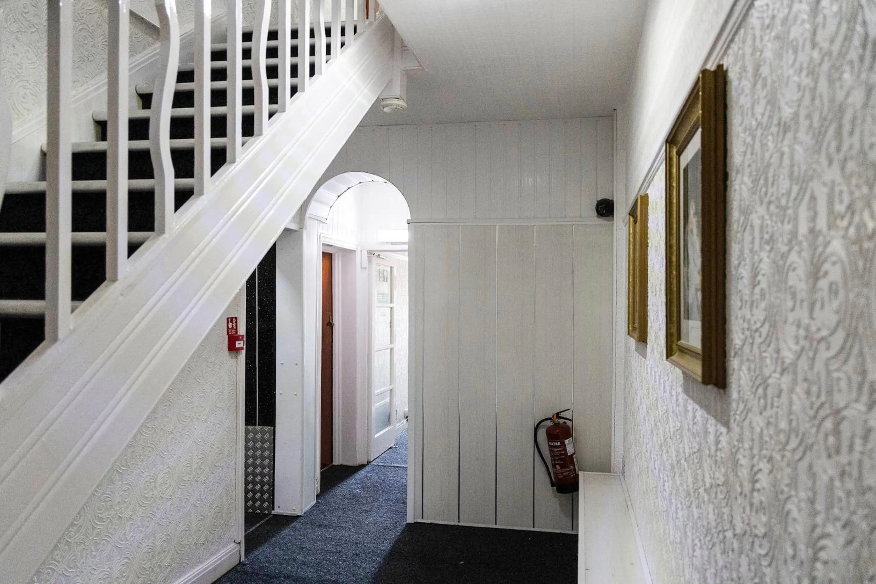 Lobby or reception in Harlands Hotel