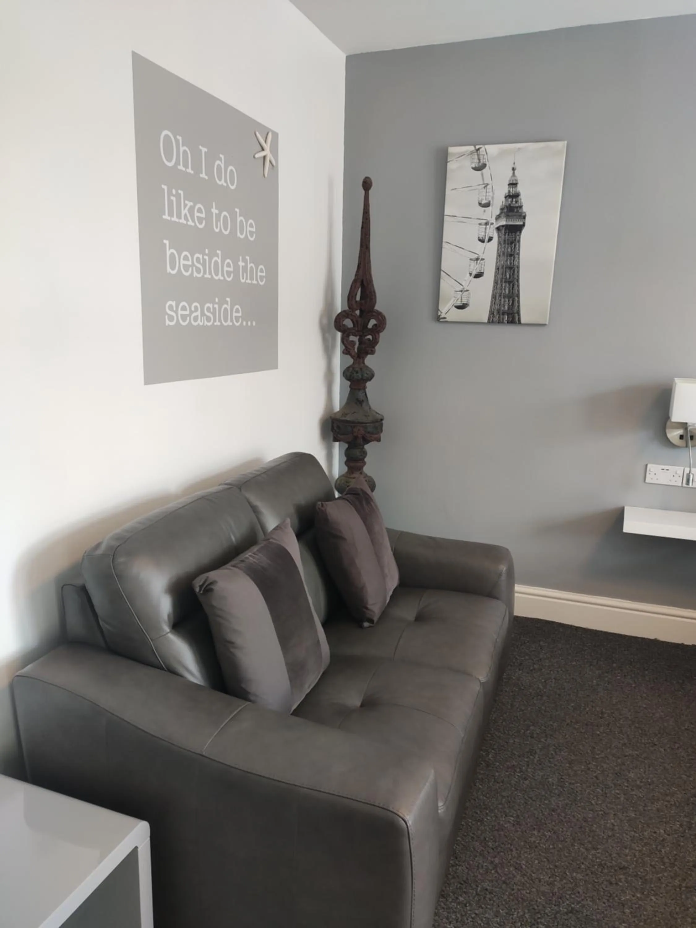 Seating area in Q Accommodation