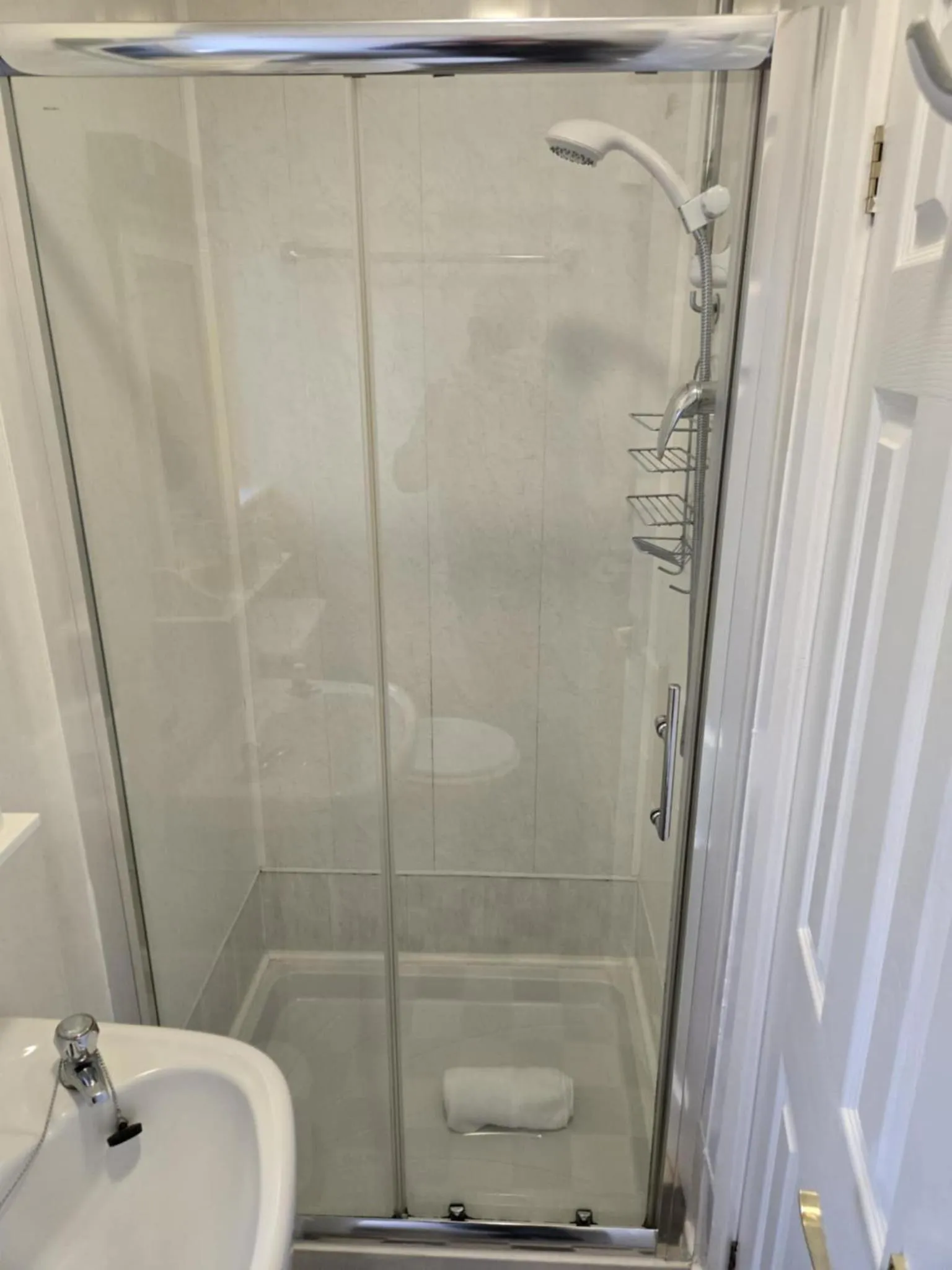 Shower in Q Accommodation