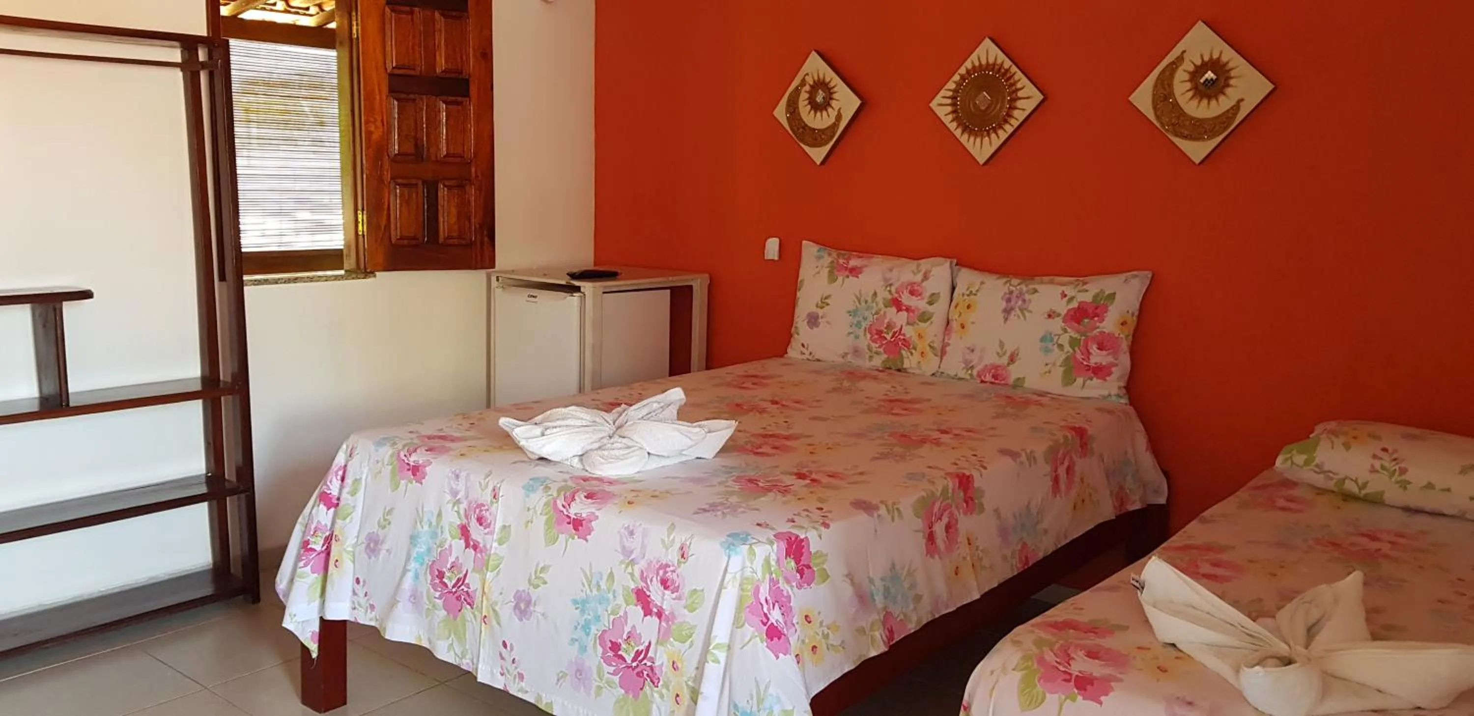 Bed in Pousada Água Viva