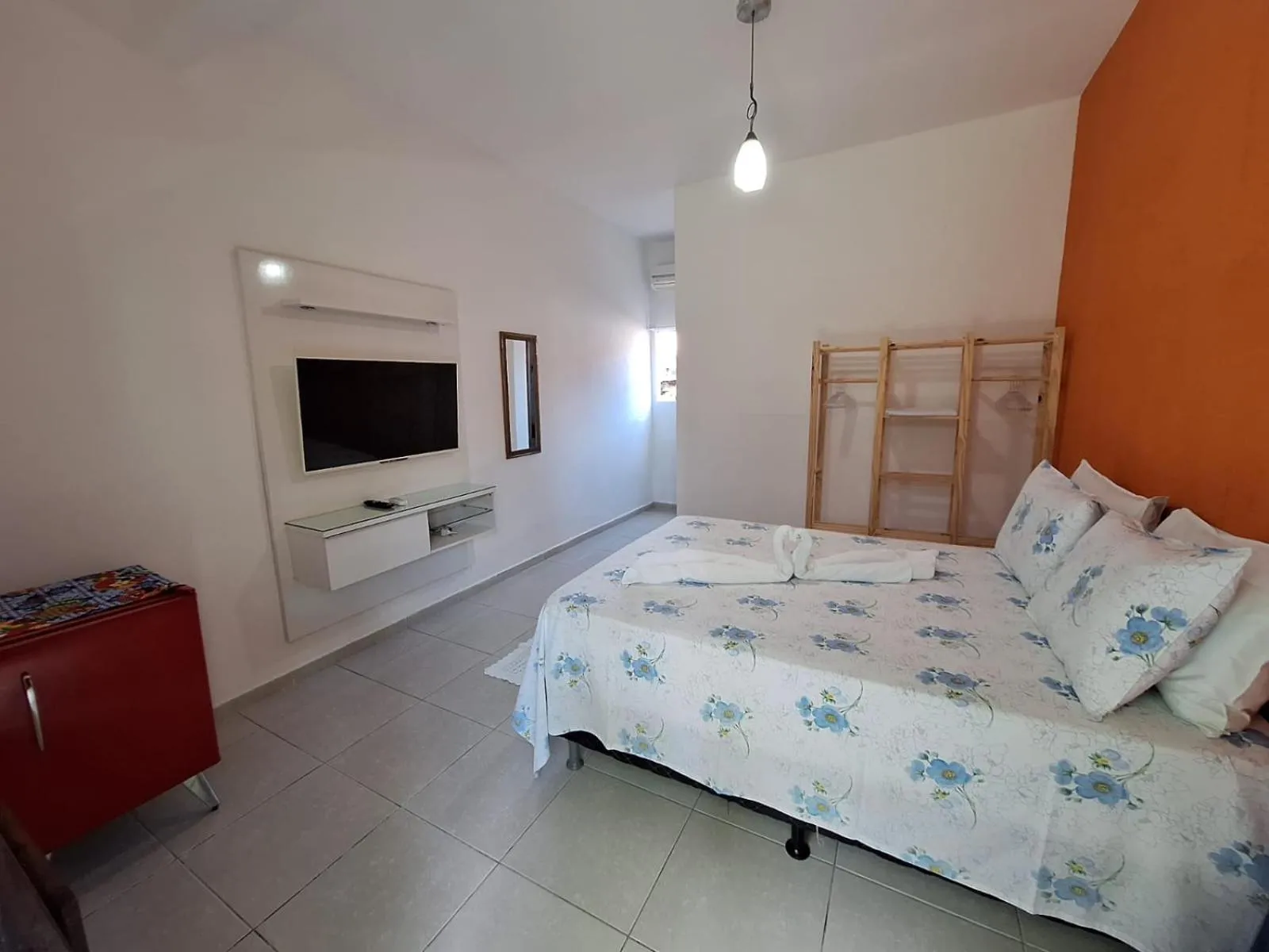Bed in Pousada Água Viva