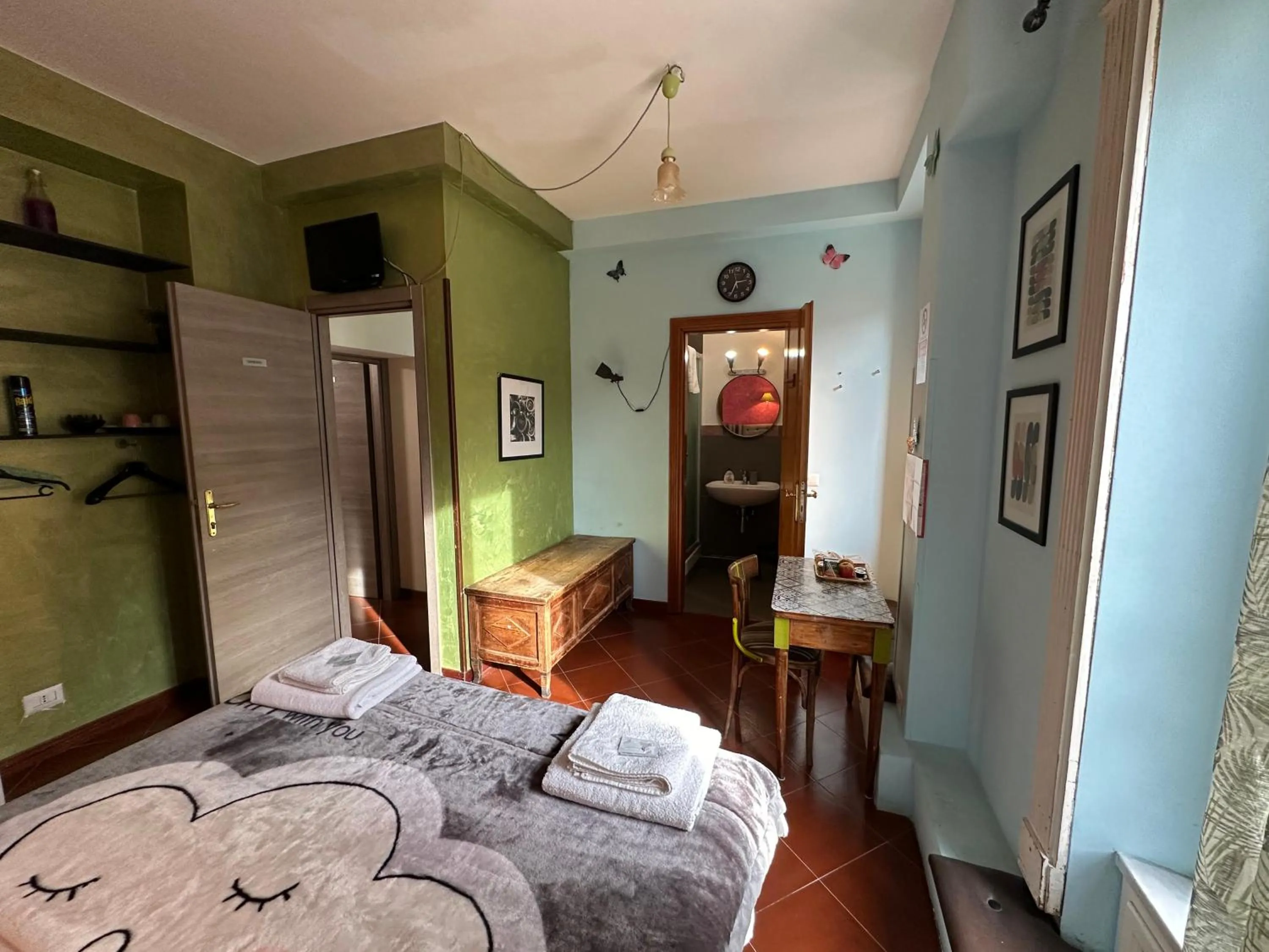 Bedroom, Bed in Signor Suite Colosseo