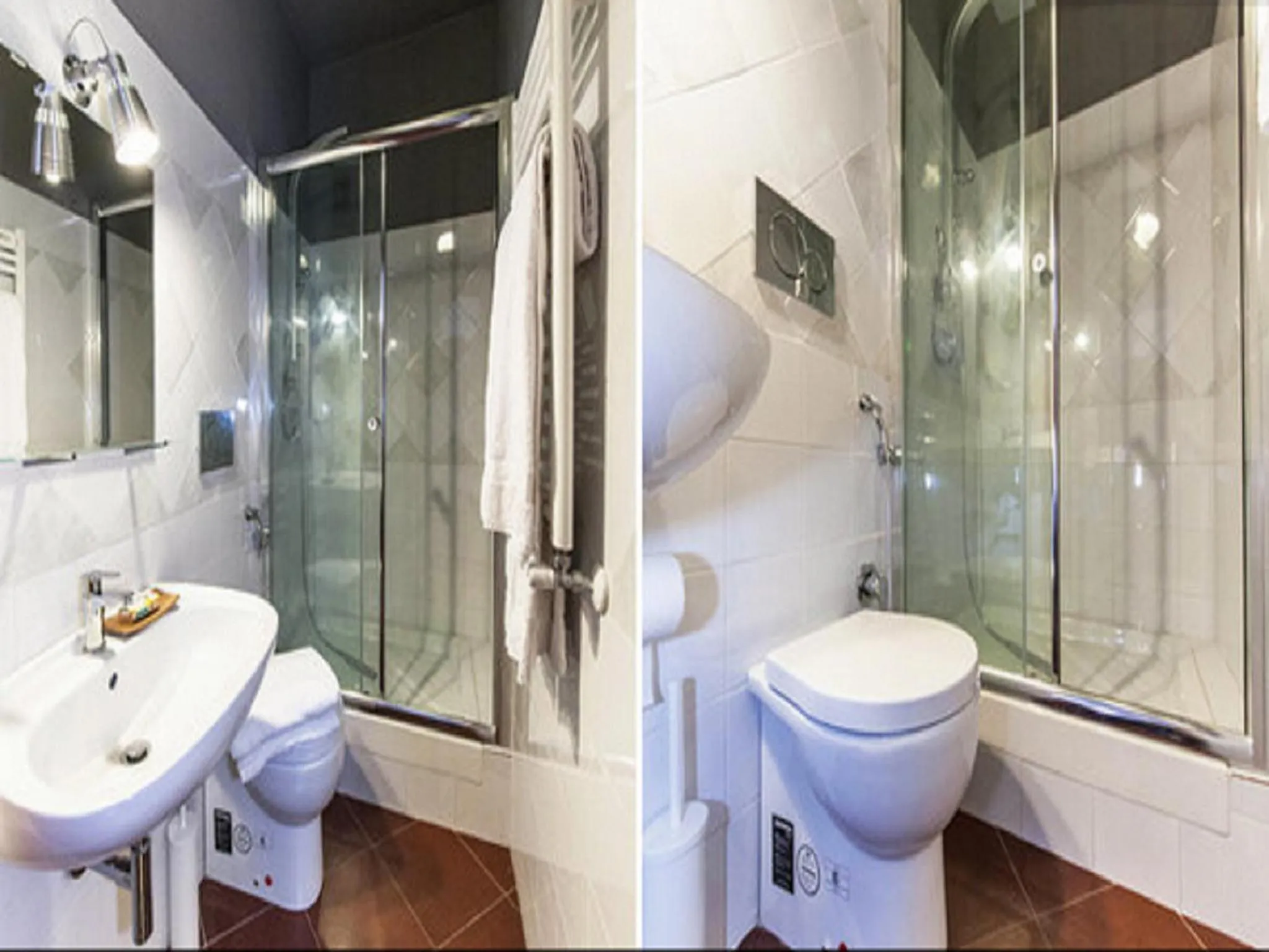 Shower in Signor Suite Colosseo