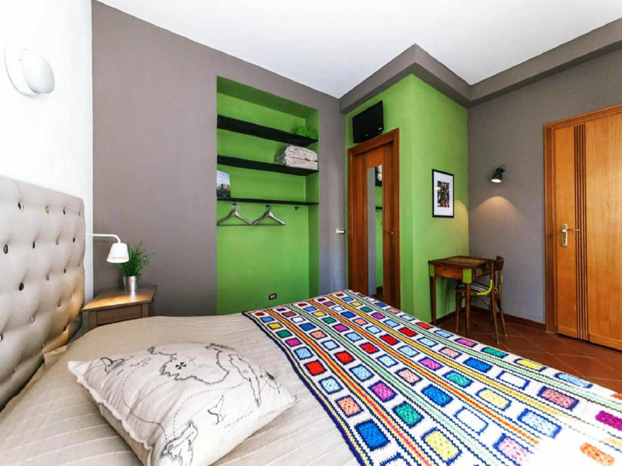 Bedroom, Bed in Signor Suite Colosseo