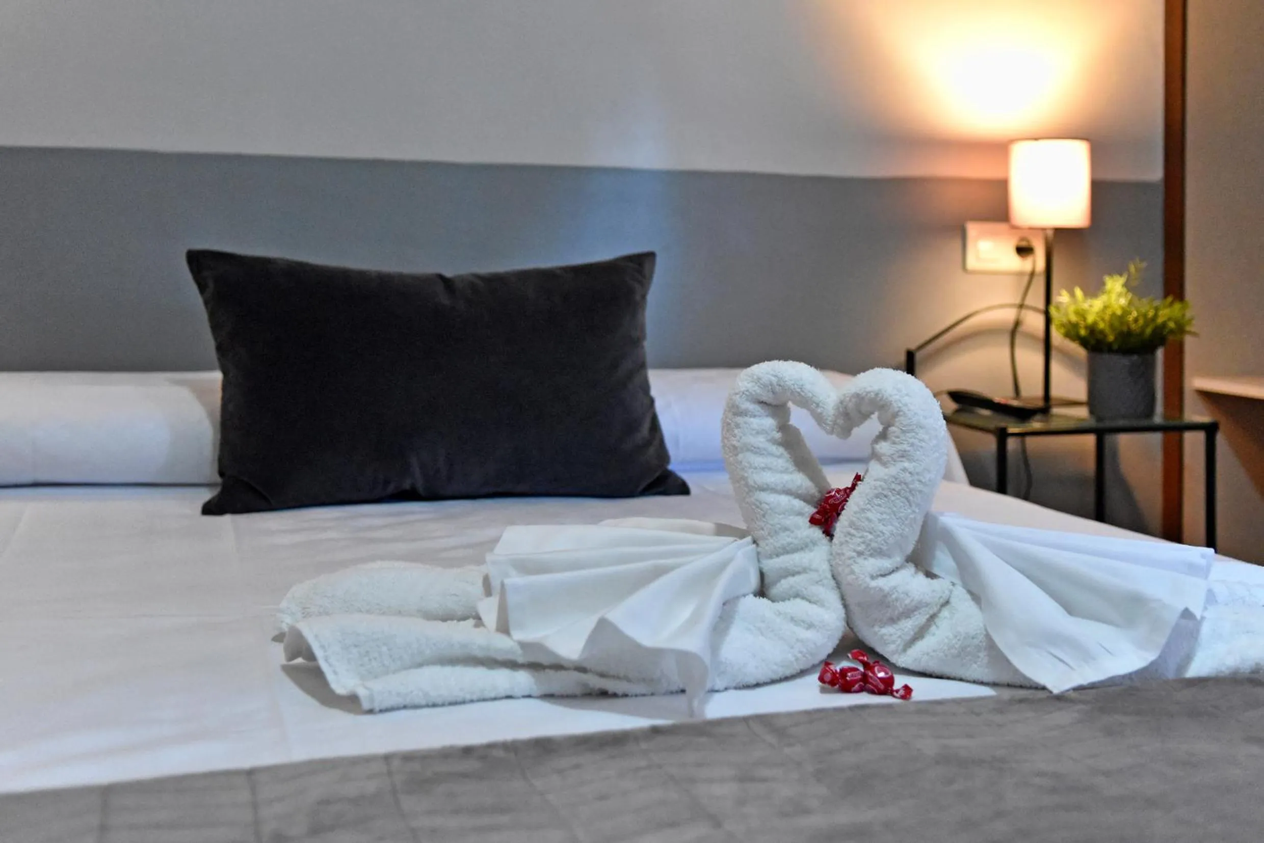 Bed in Hotel Rural & Restaurante Las Camaretas