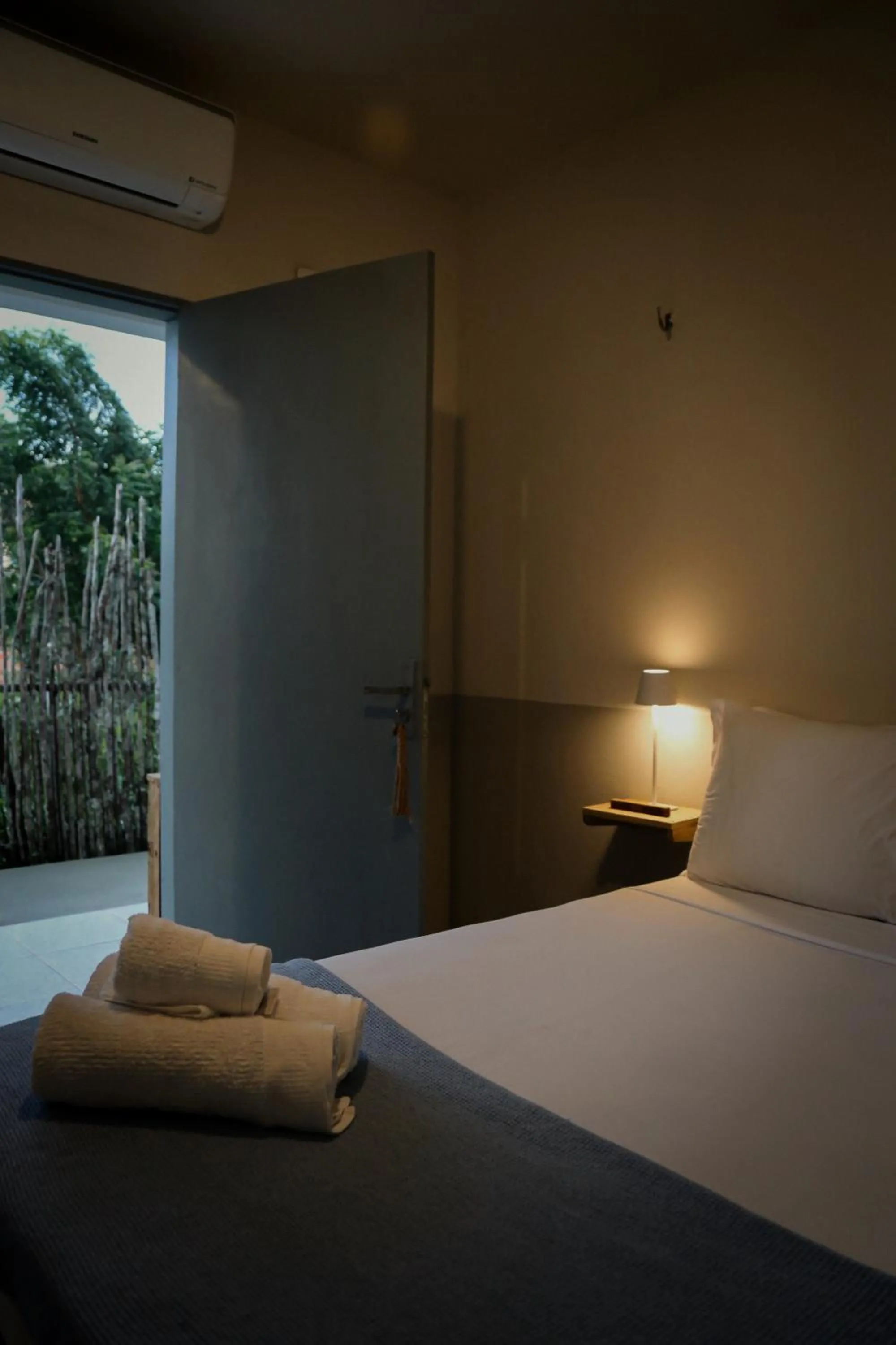View (from property/room), Bed in CasaMar Guriú