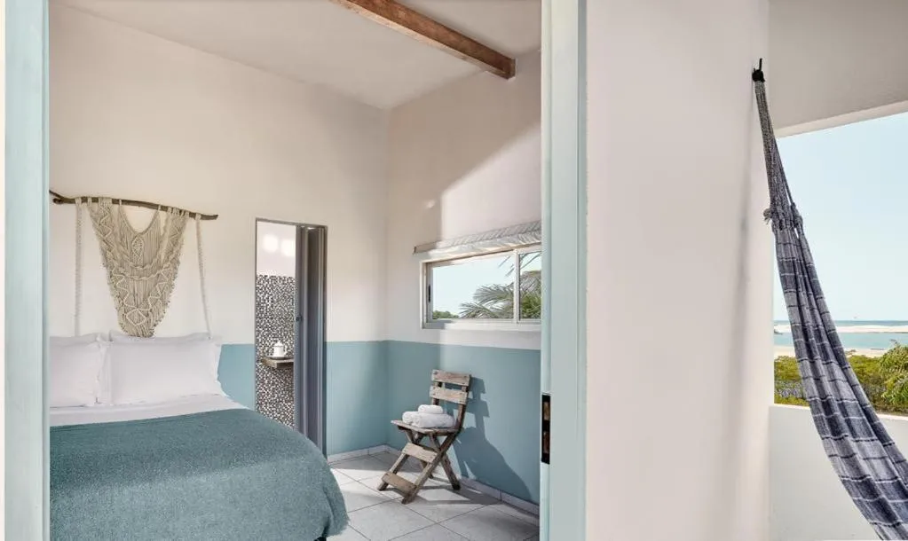 View (from property/room), Bed in CasaMar Guriú