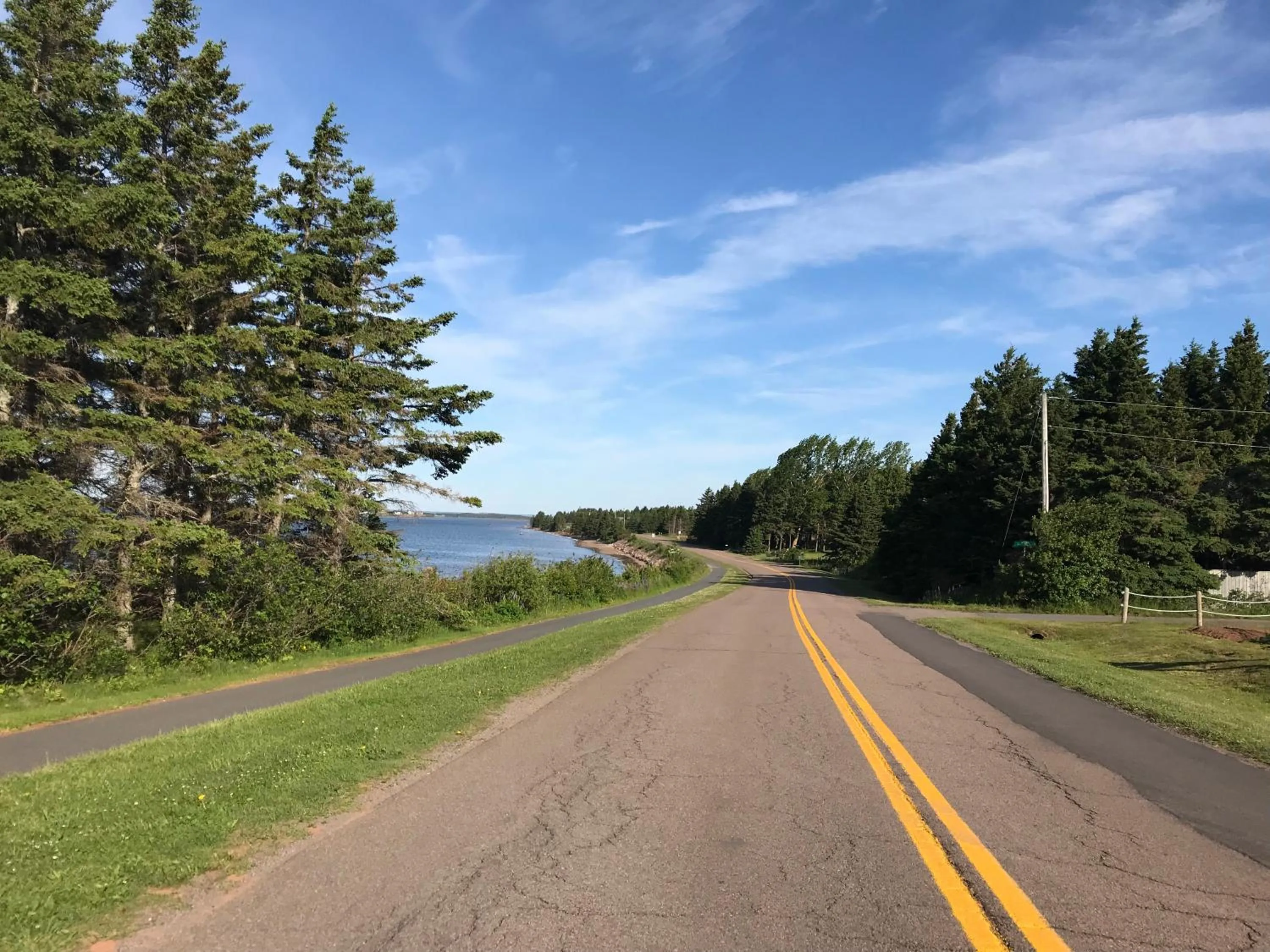 Street view in By the Bay Cottages