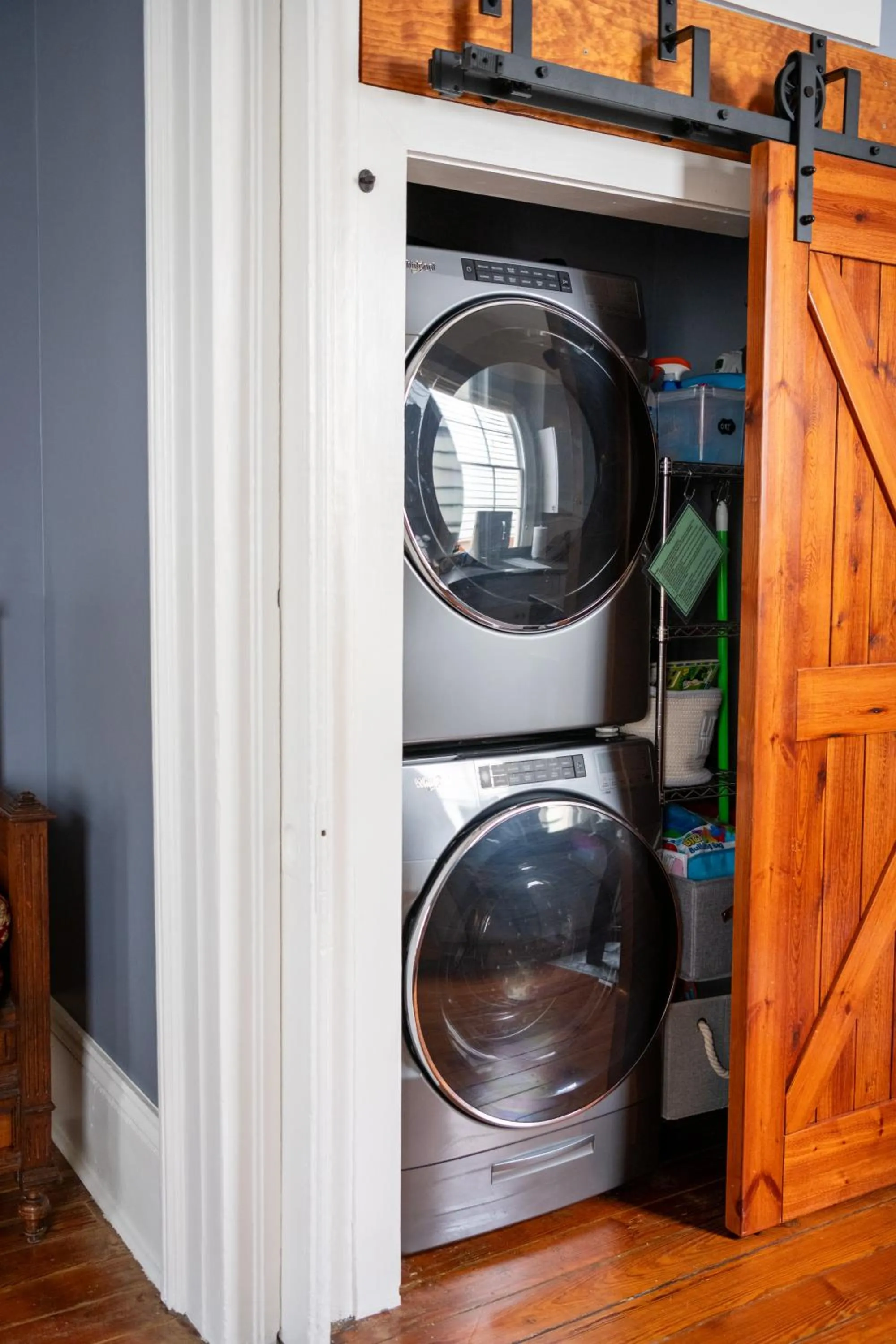 laundry in Luxury Historic Shotgun Home in Lower Garden District