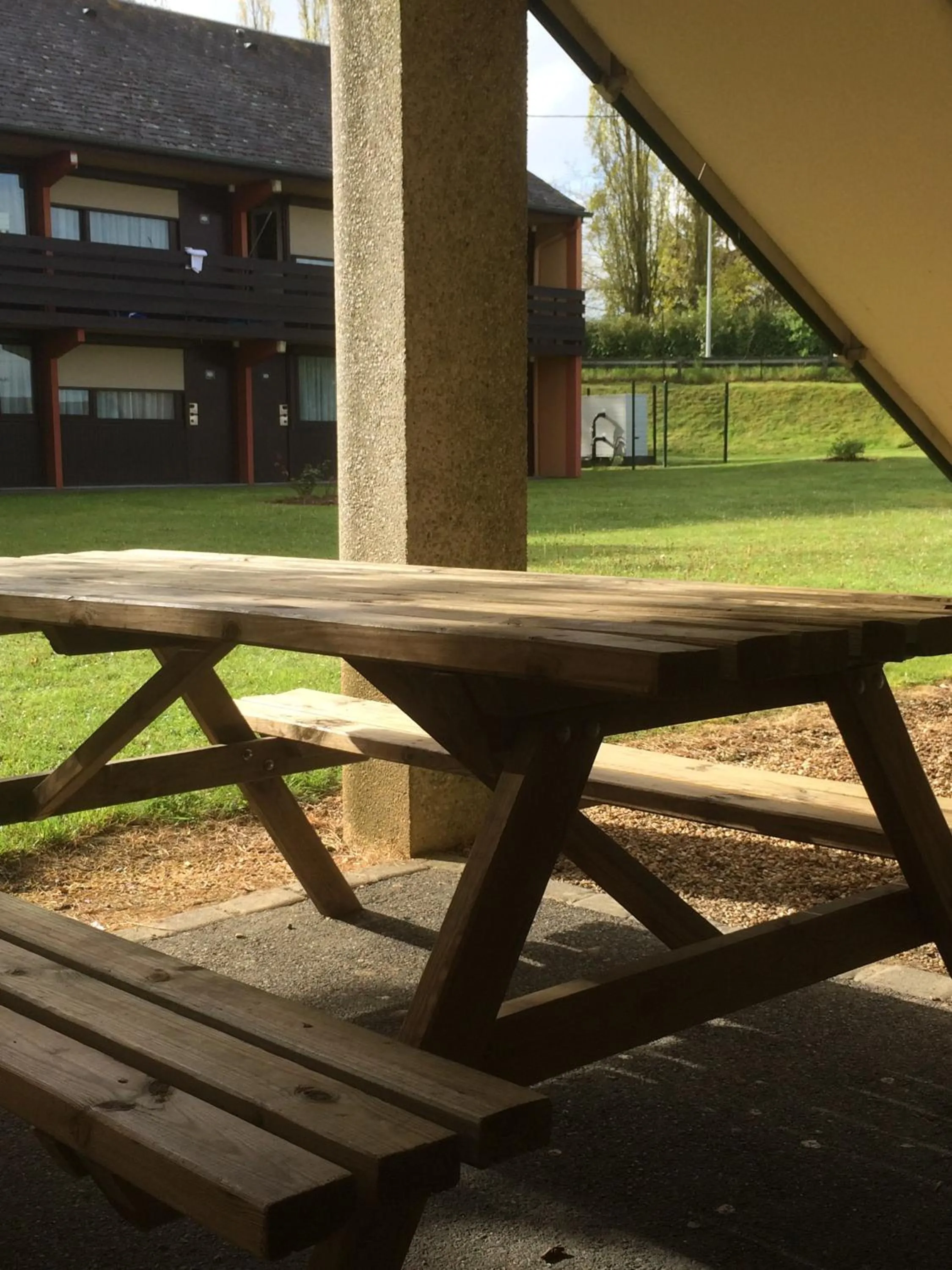 Balcony/Terrace in Premiere Classe Evreux