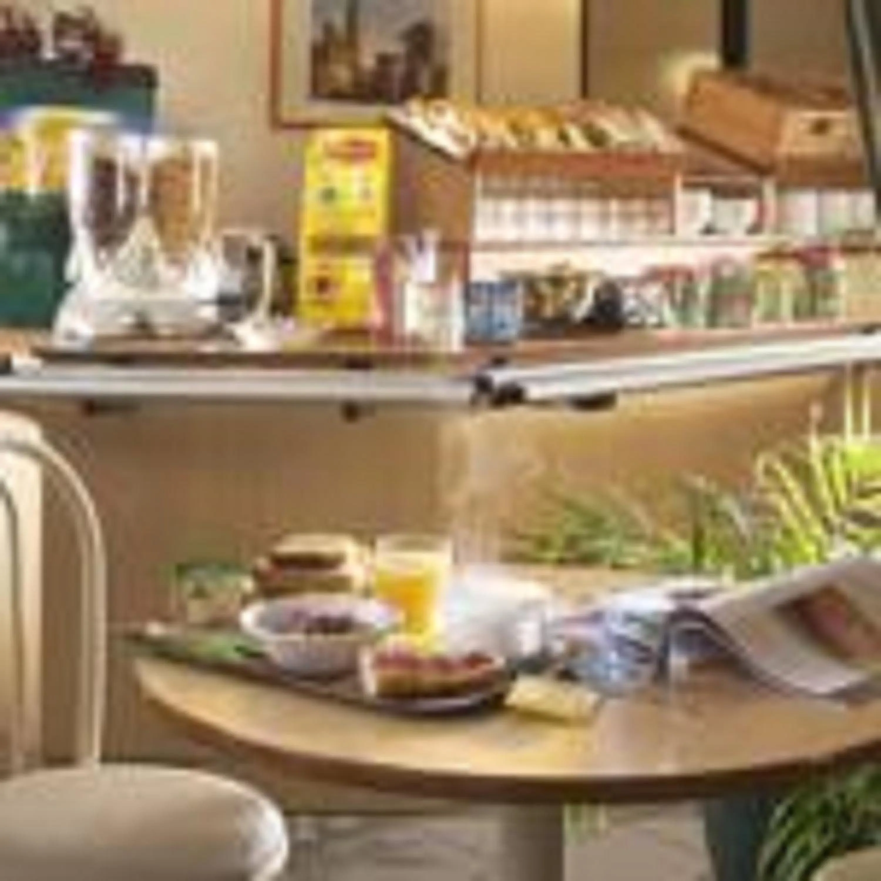 Buffet breakfast in Premiere Classe Evreux