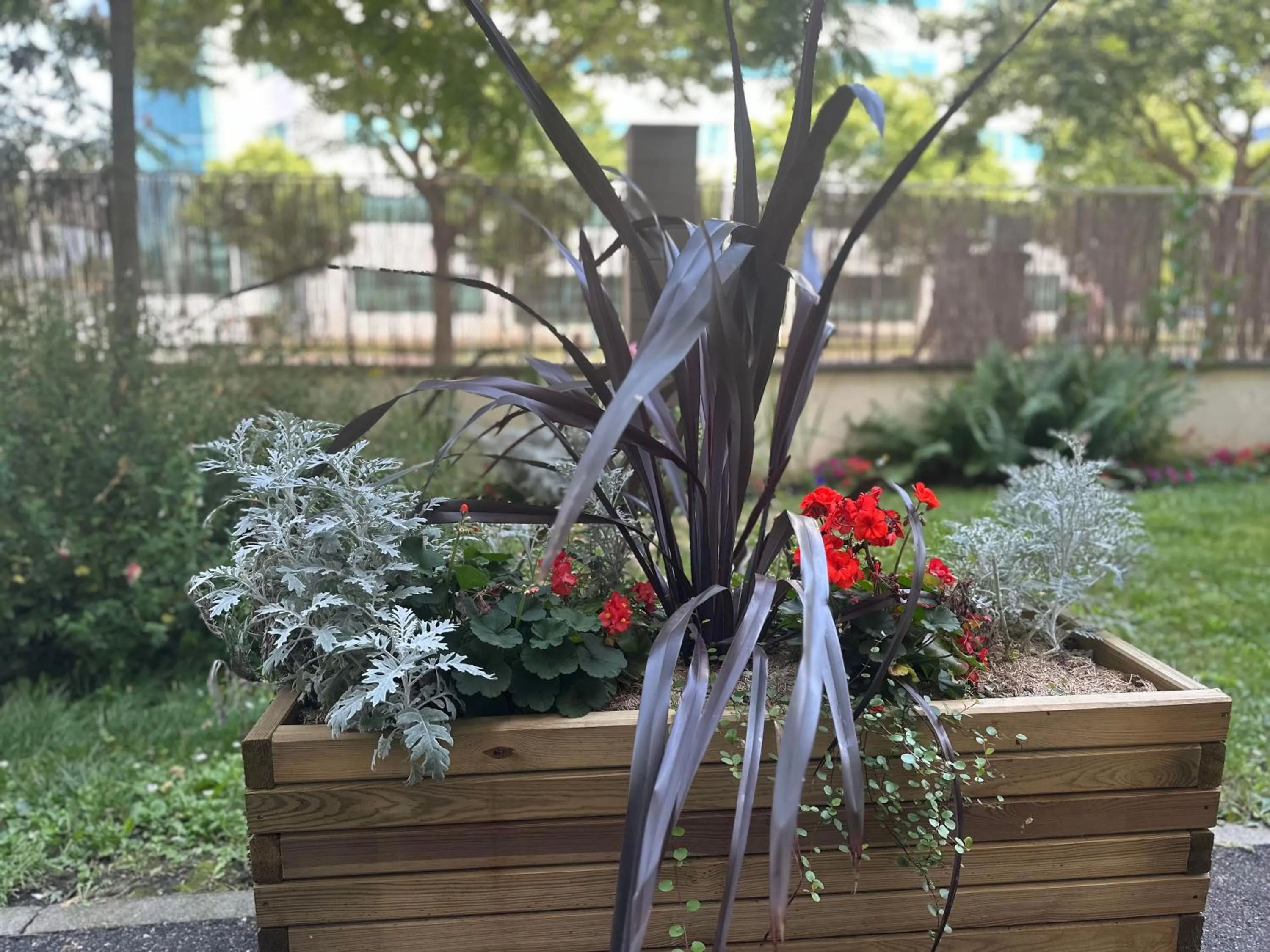 Patio in Première Classe Paris-Ouest Gennevilliers