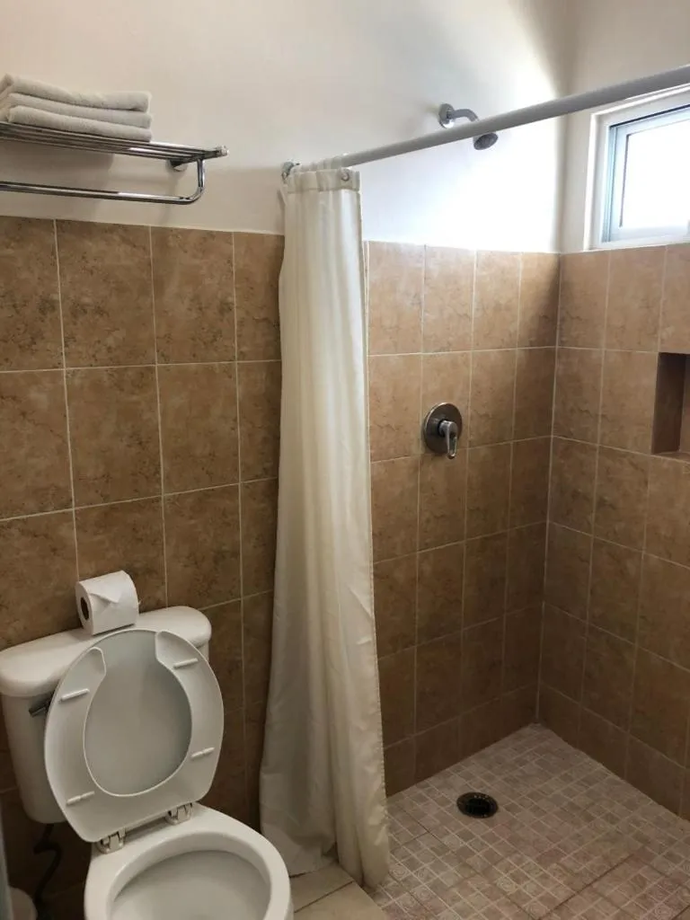 Shower in Hotel Xcalak