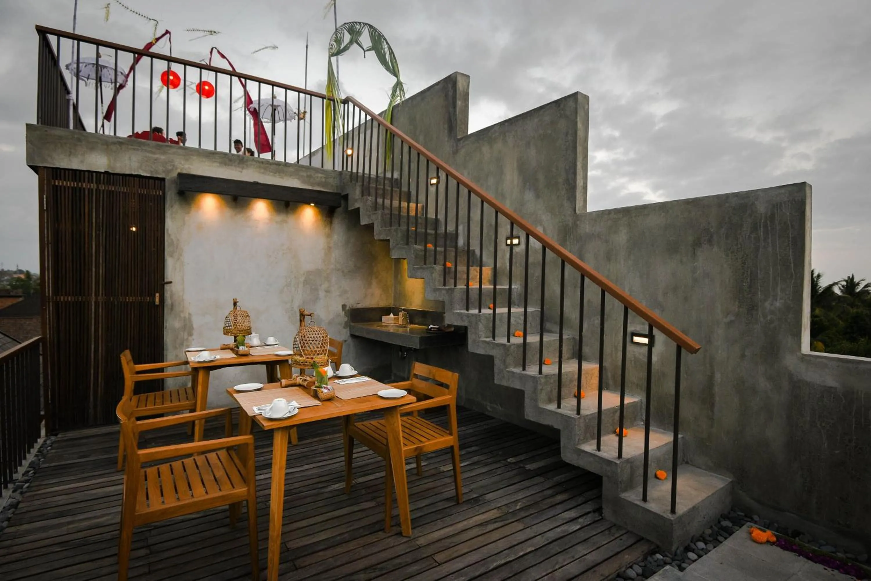Dining area in Purana Suite Ubud