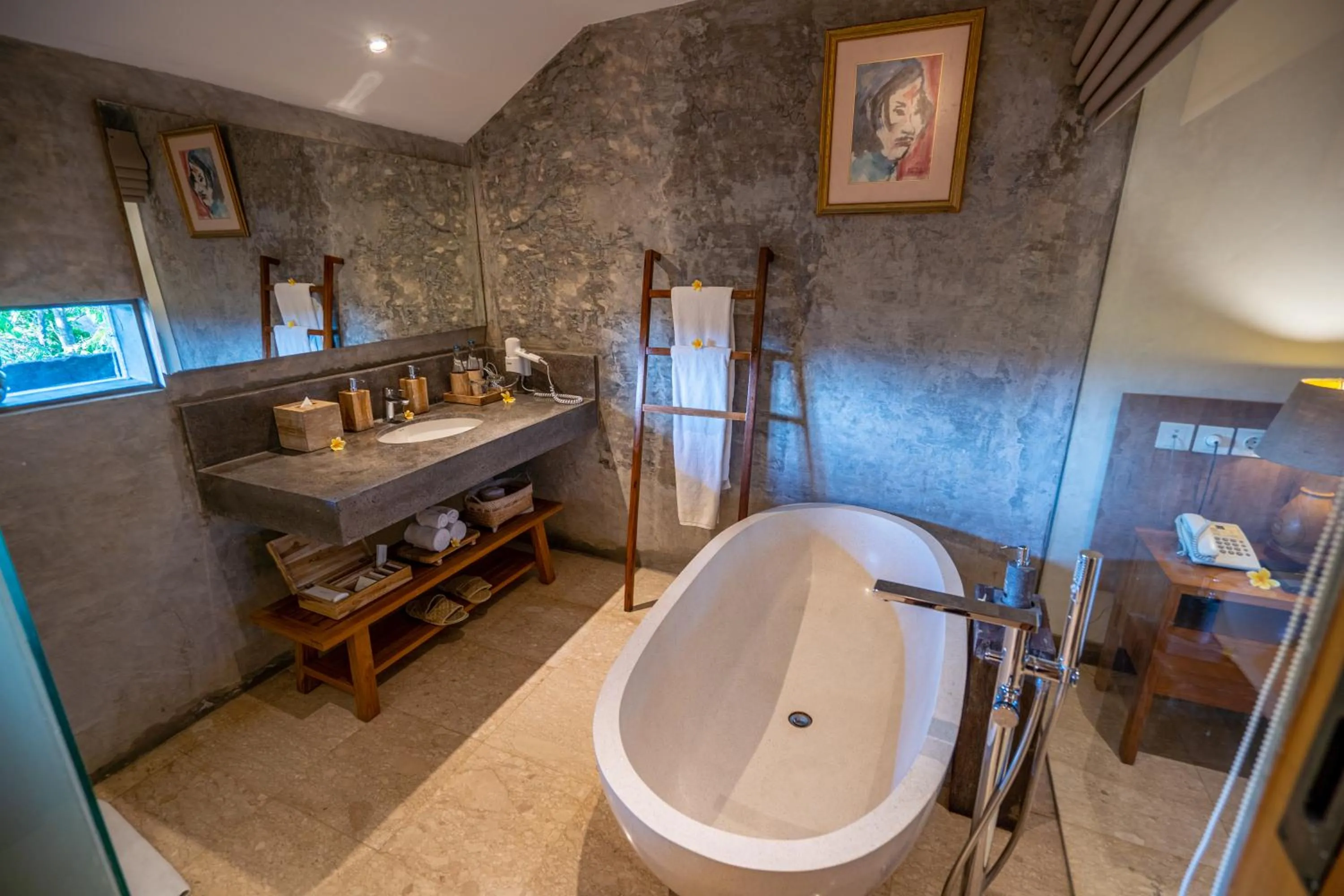 Bathroom in Purana Suite Ubud