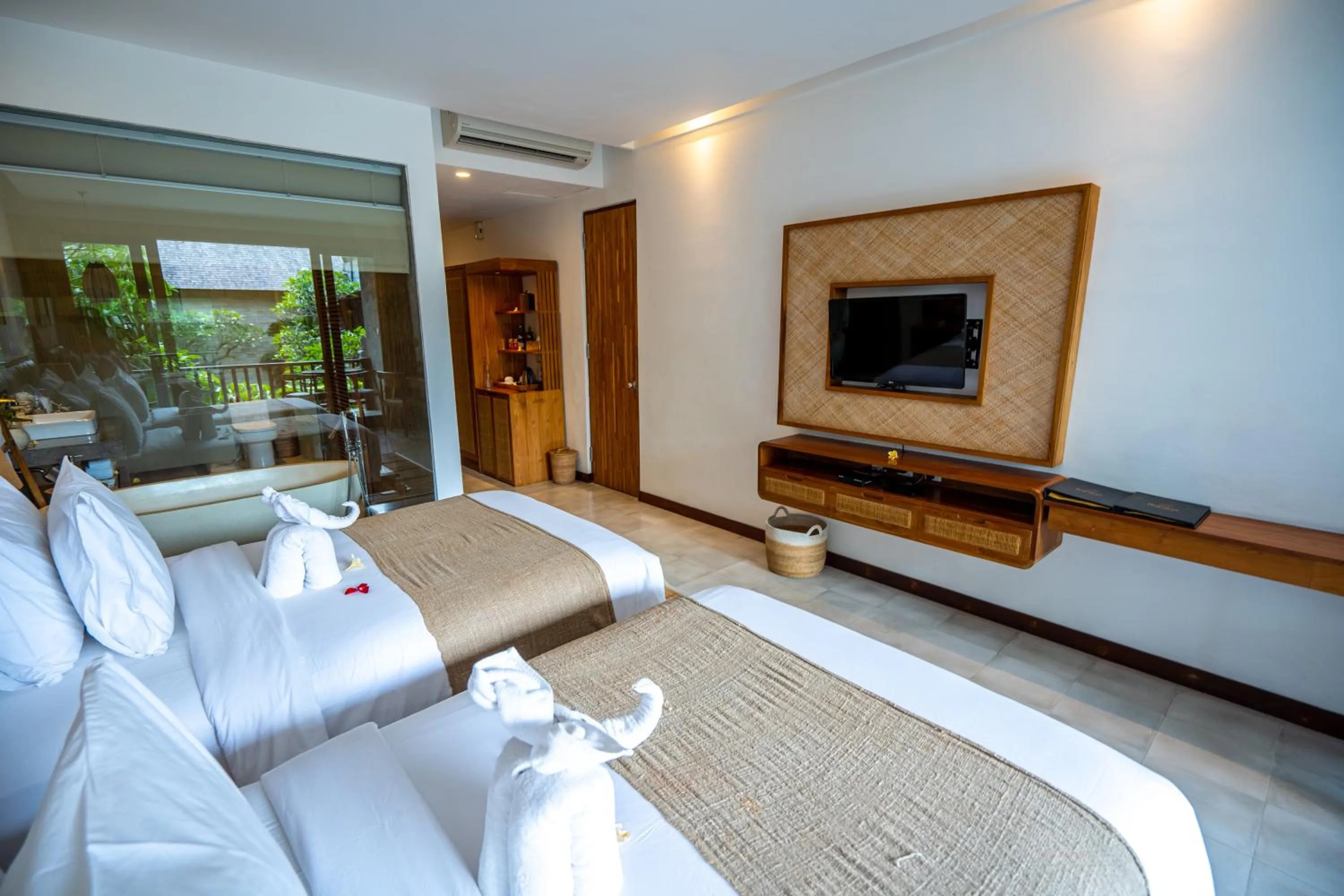 Bedroom in Purana Suite Ubud