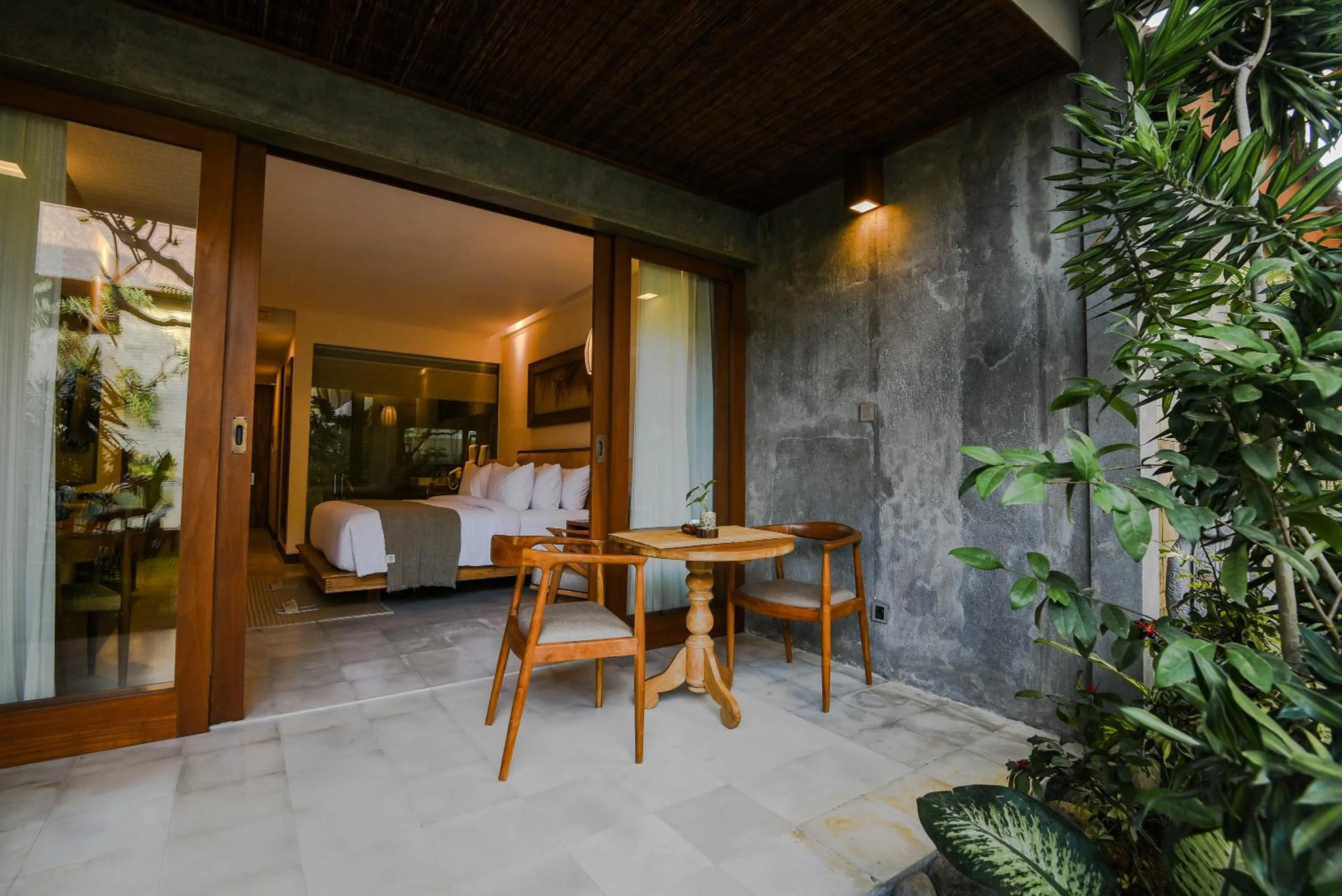 Patio in Purana Suite Ubud