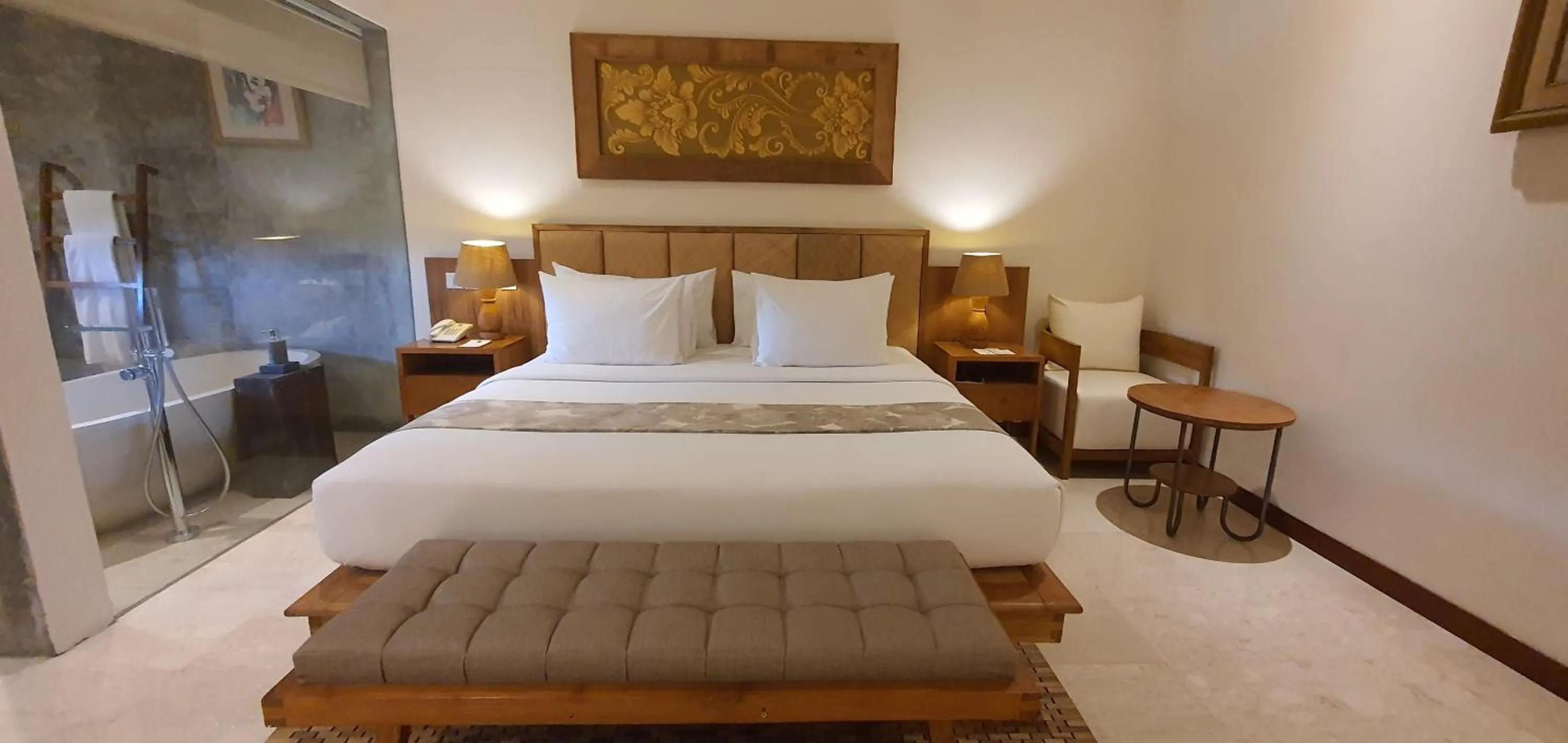 Bedroom, Bed in Purana Suite Ubud