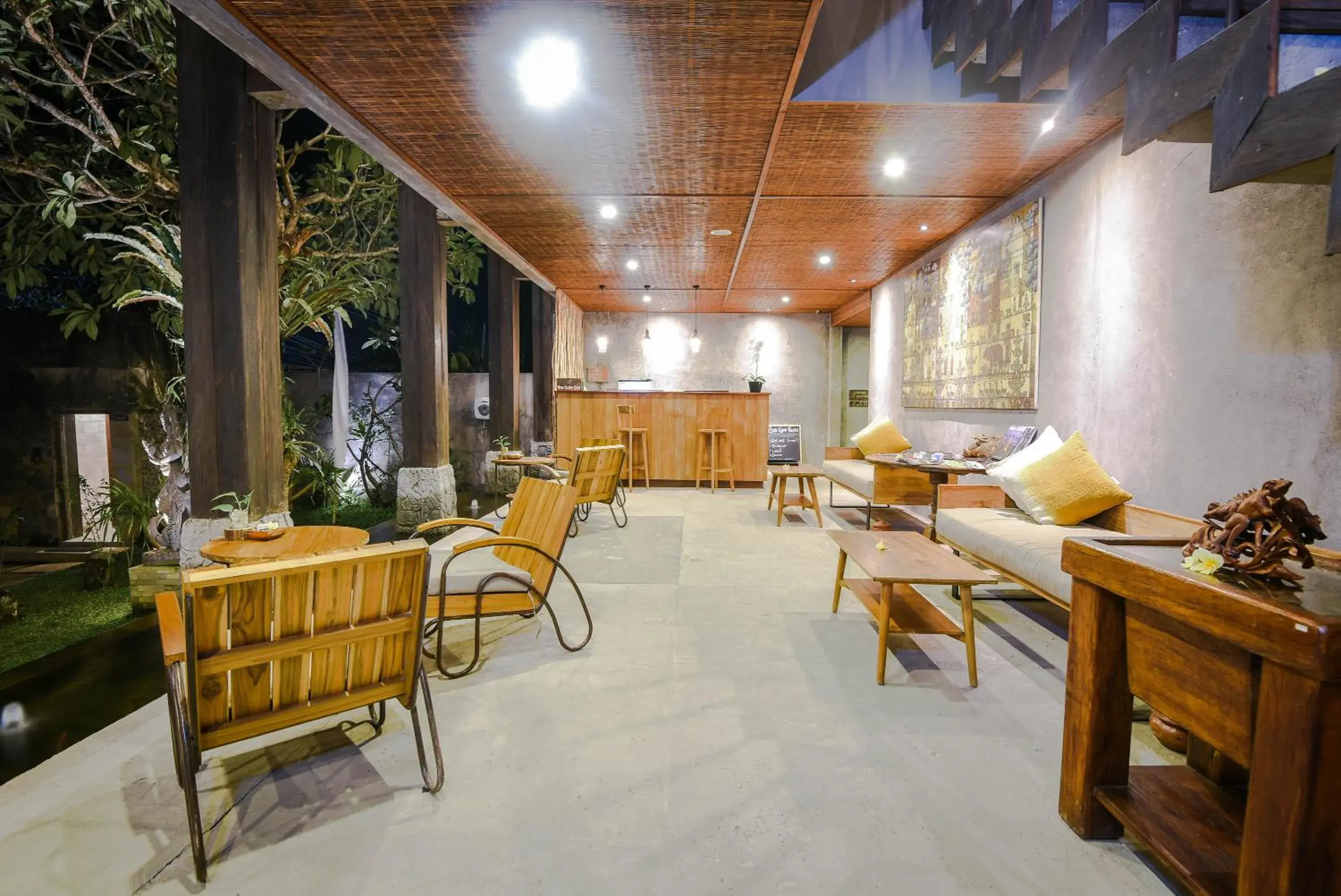 Lounge or bar in Purana Suite Ubud Lounge or bar in Purana Suite Ubud