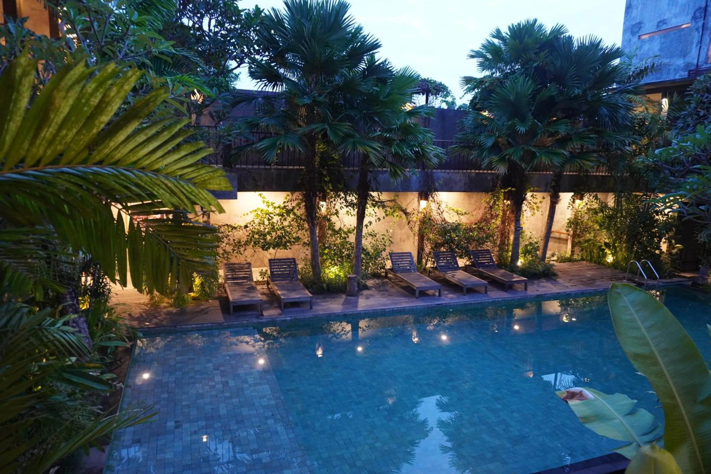 Swimming pool in Purana Suite Ubud