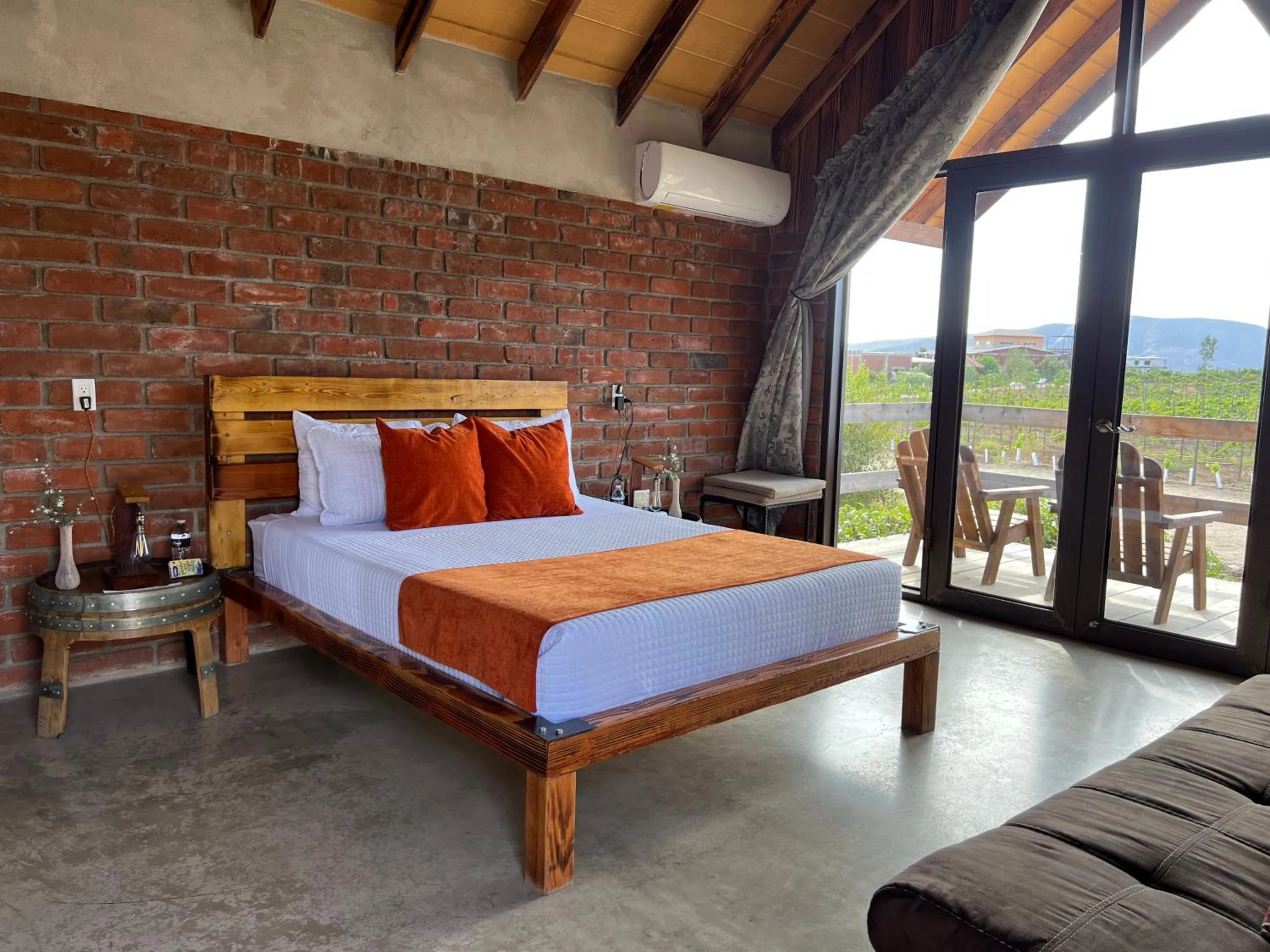 Natural landscape, Bed in Don Tomas Viñedo cabañas