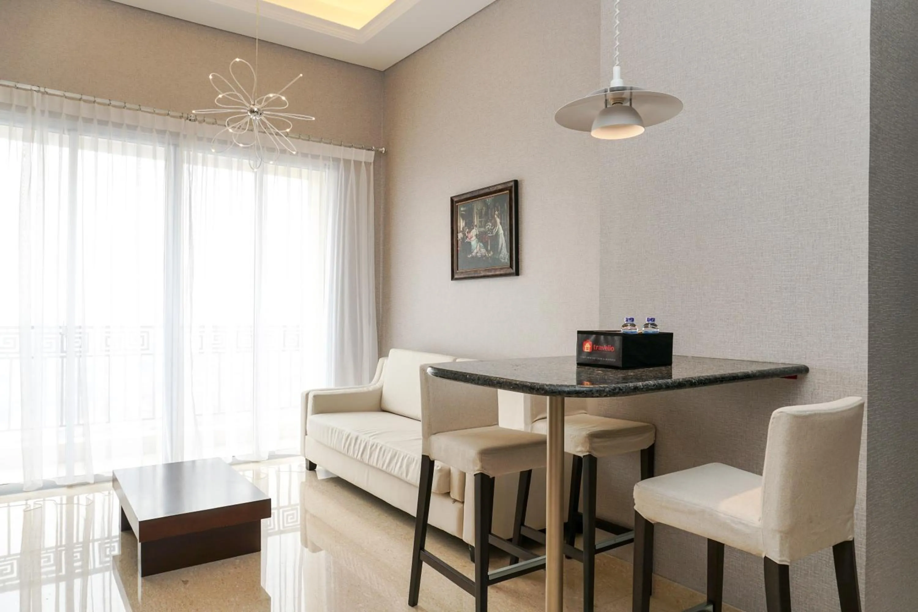 Fabulous 2BR Apartment Lucky Tower Residence By Travelio