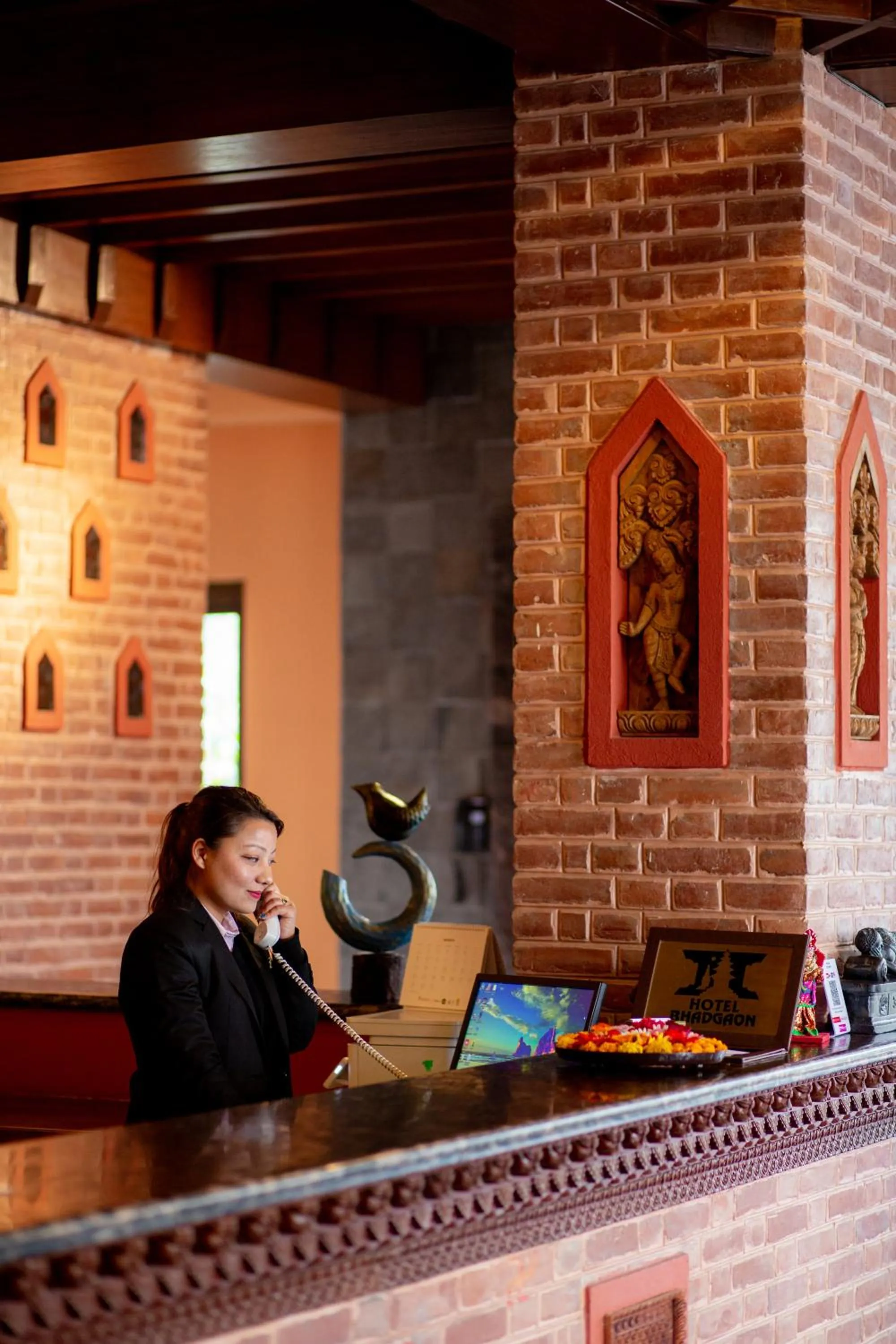 Staff in Hotel Bhadgaon