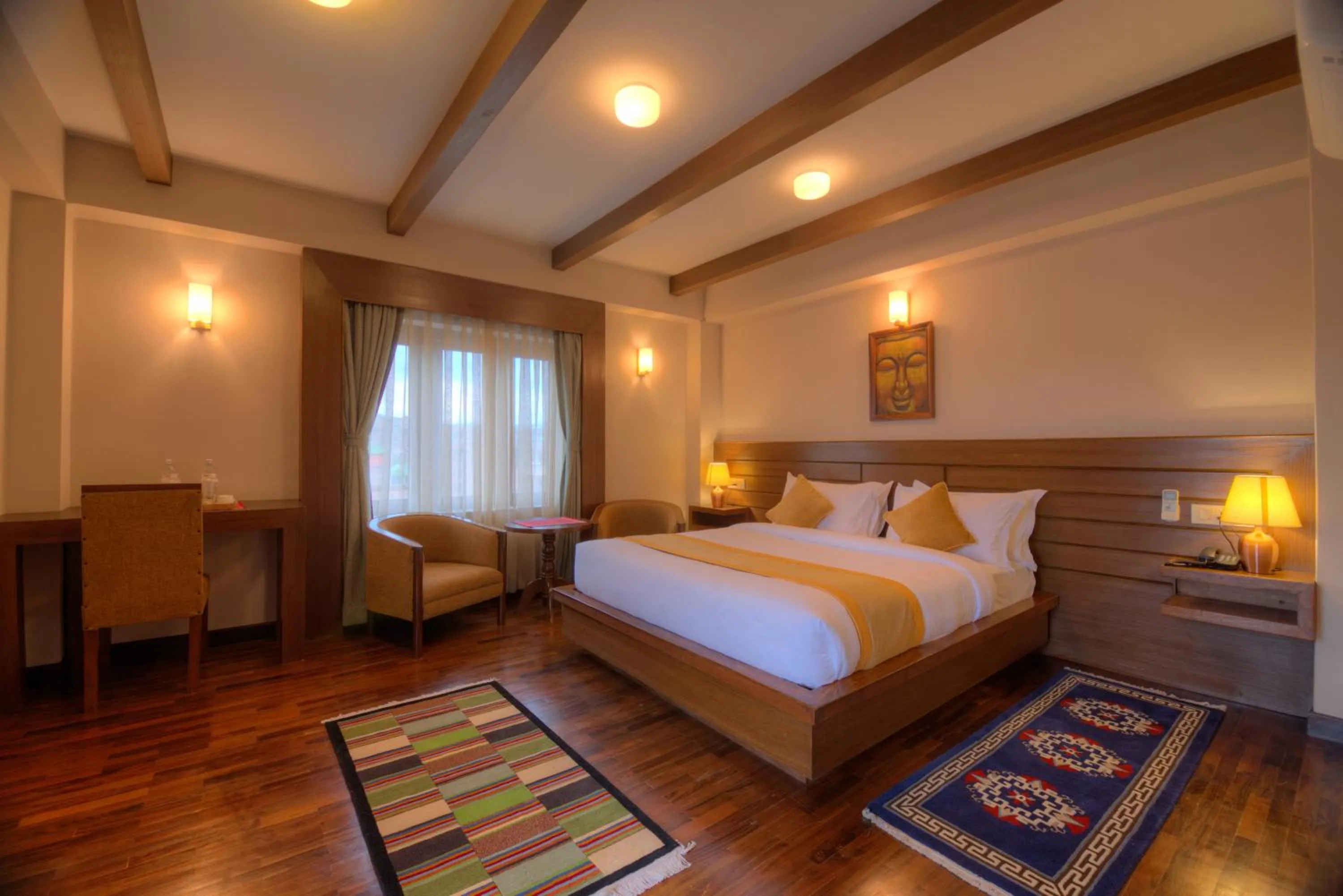 Bedroom, Bed in Hotel Bhadgaon