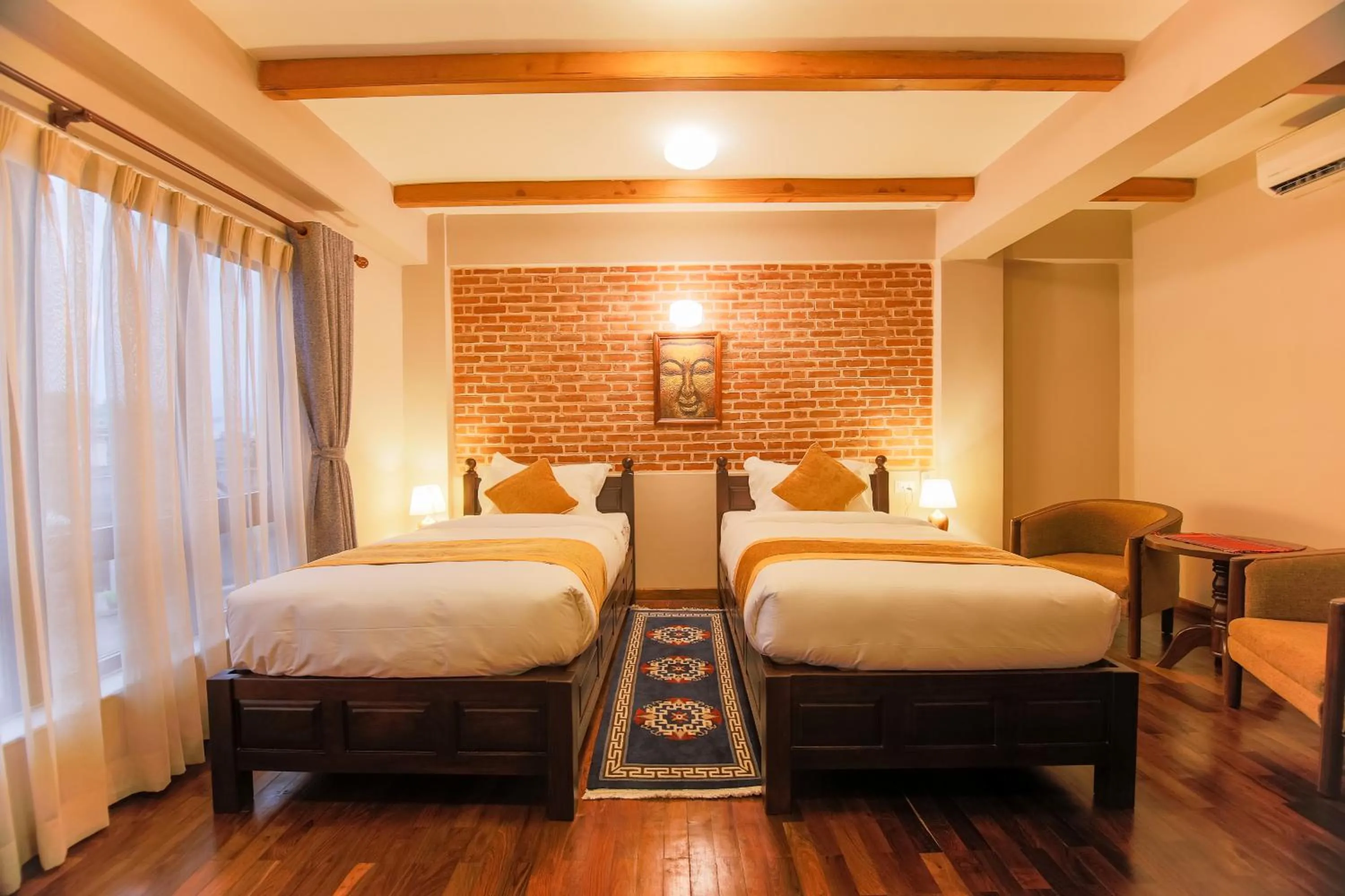 Bedroom, Bed in Hotel Bhadgaon
