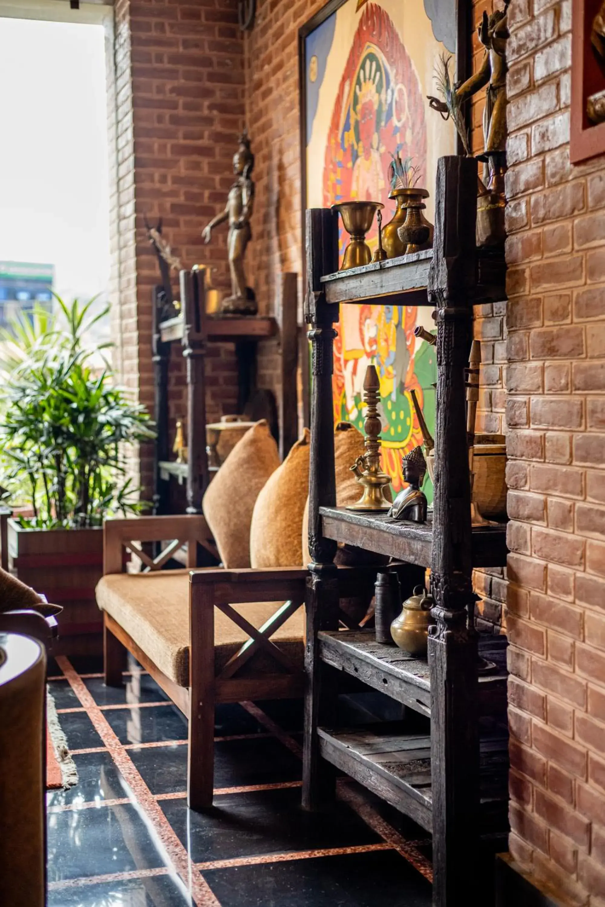 Lobby or reception in Hotel Bhadgaon Lobby or reception in Hotel Bhadgaon