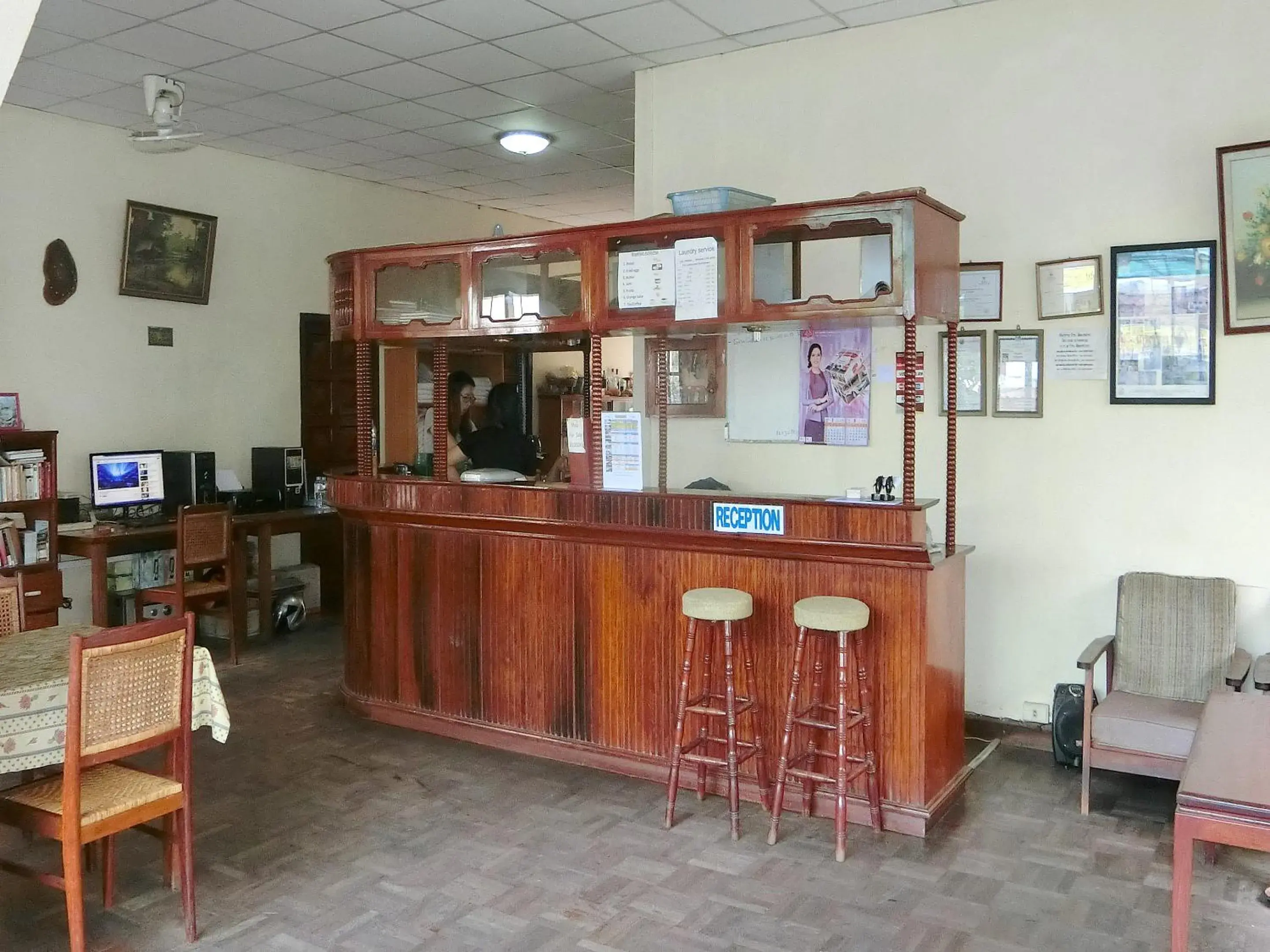 Lobby or reception in Villa Sisavad Guesthouse Lobby or reception in Villa Sisavad Guesthouse