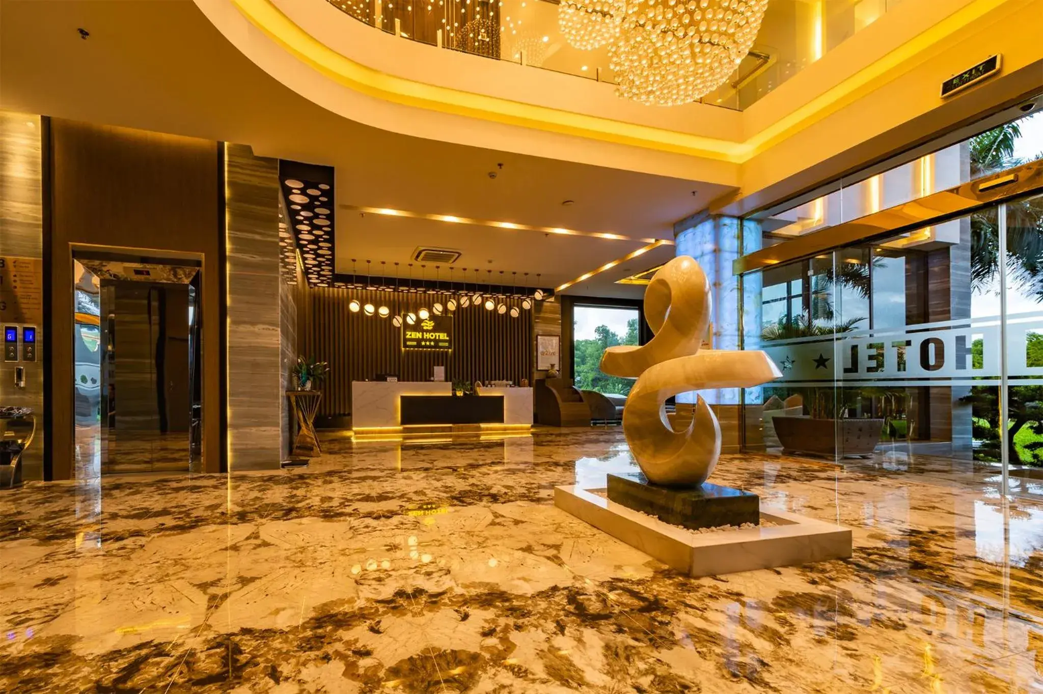 Lobby or reception in ZEN RIVERSIDE HOTEL & RESIDENCES Lobby or reception in ZEN RIVERSIDE HOTEL & RESIDENCES