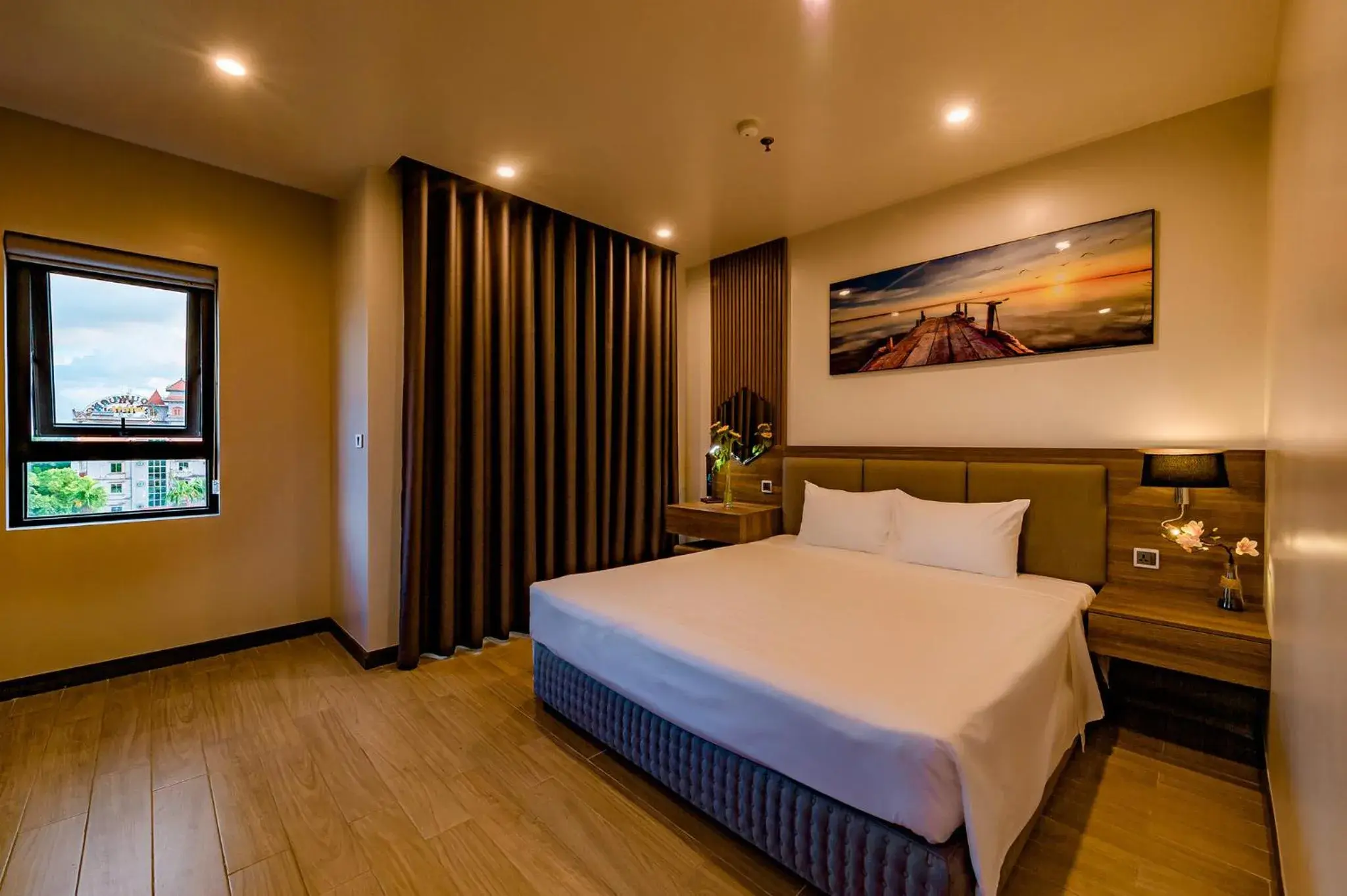 Bed in ZEN RIVERSIDE HOTEL & RESIDENCES Bed in ZEN RIVERSIDE HOTEL & RESIDENCES