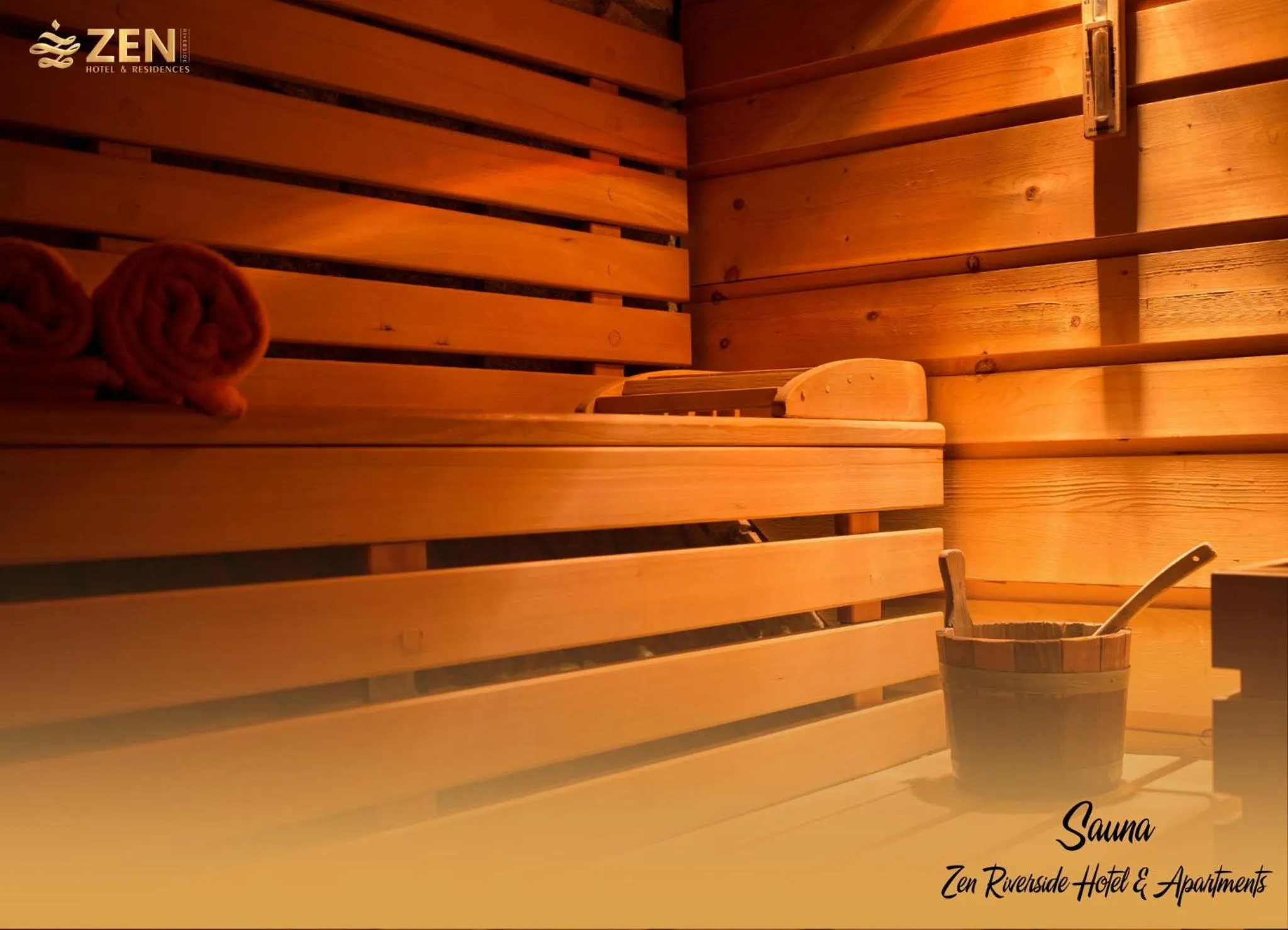 Sauna in ZEN RIVERSIDE HOTEL & RESIDENCES