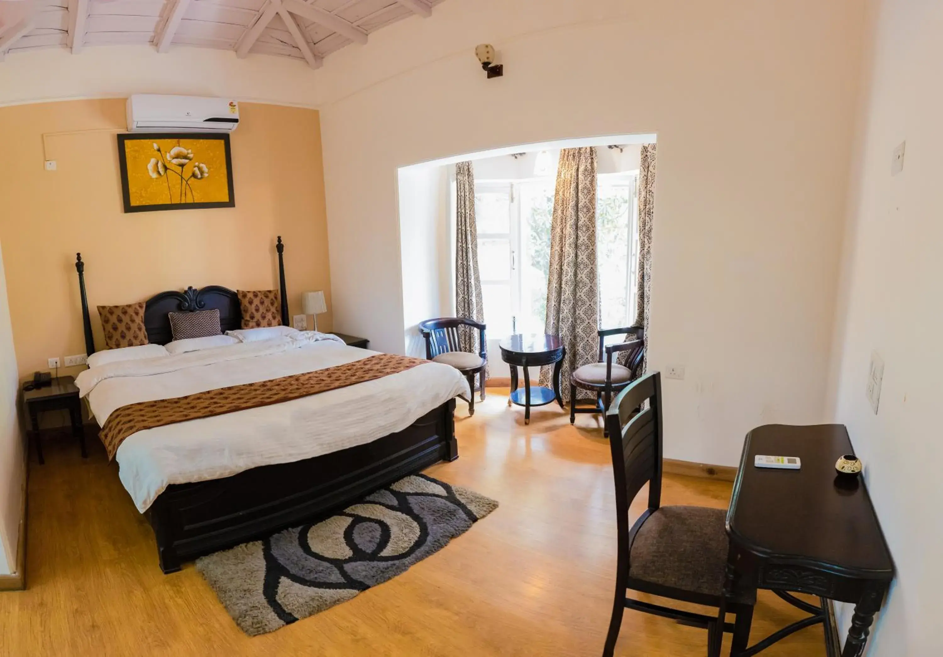 Bedroom, Bed in Neelesh Inn- A Luxury Lake View Hotel- 20 kms from Nainital Bedroom, Bed in Neelesh Inn- A Luxury Lake View Hotel- 20 kms from Nainital