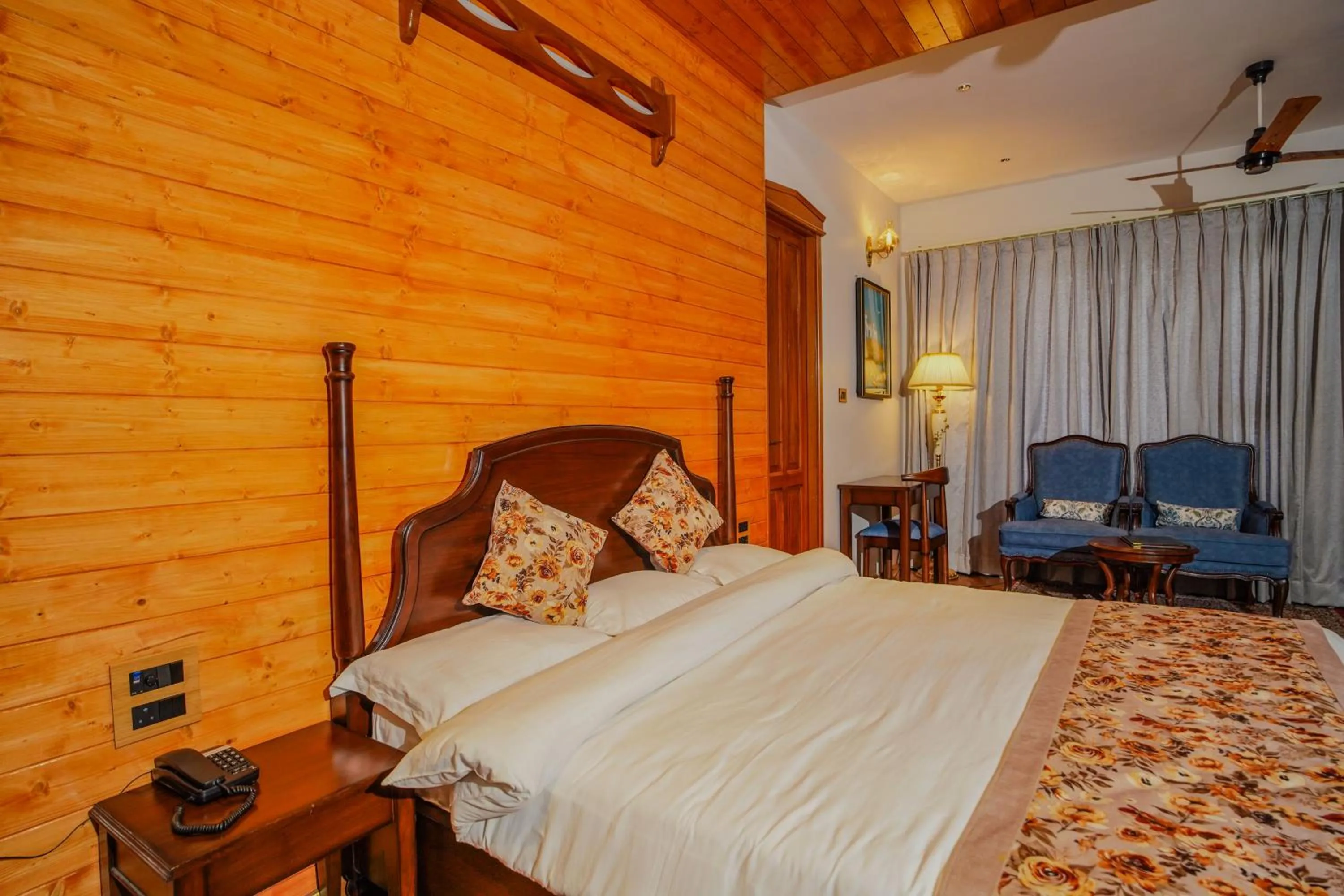 Bed in Neelesh Inn- A Luxury Lake View Hotel- 20 kms from Nainital
