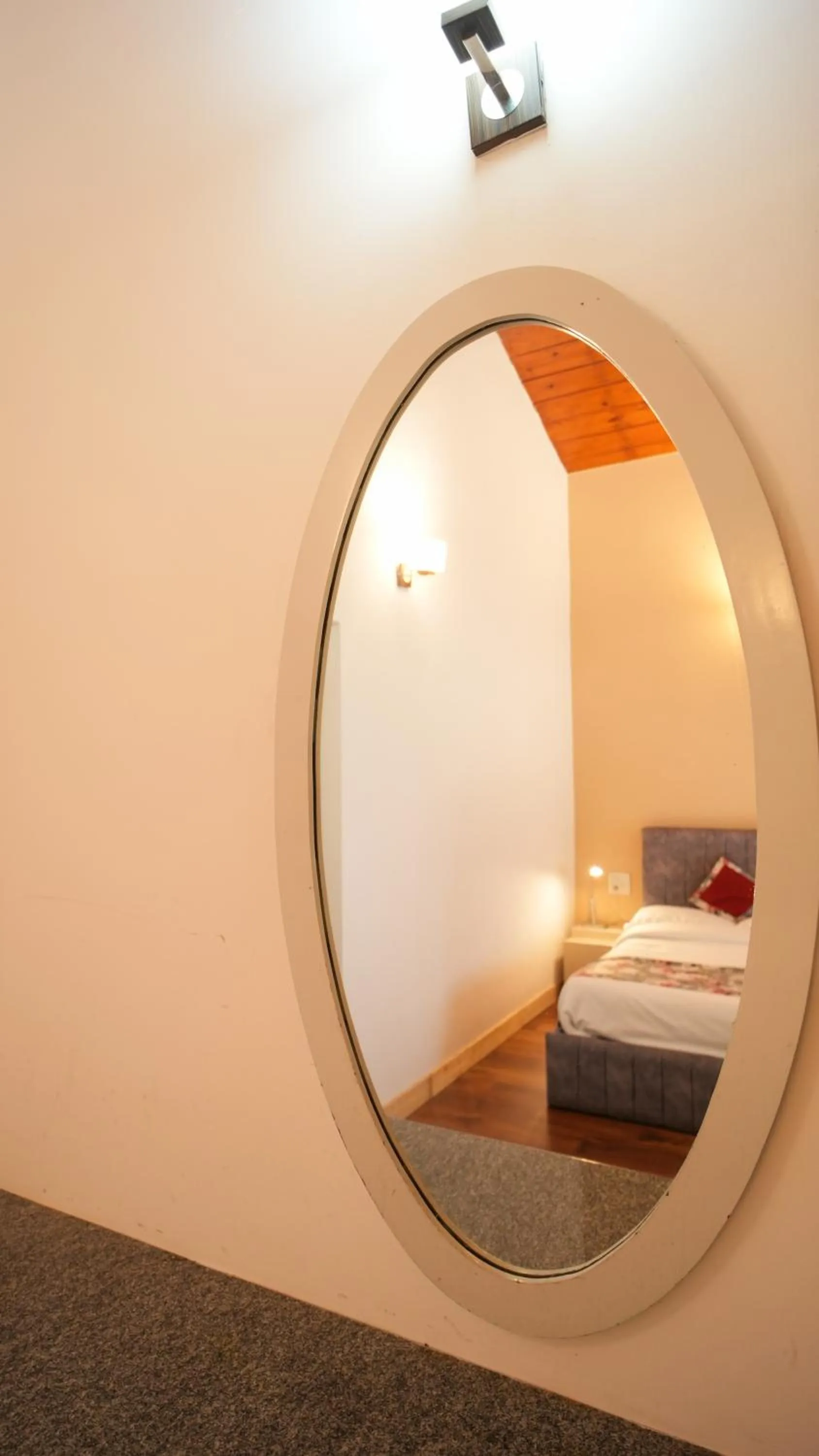 Bed in Neelesh Inn- A Luxury Lake View Hotel- 20 kms from Nainital