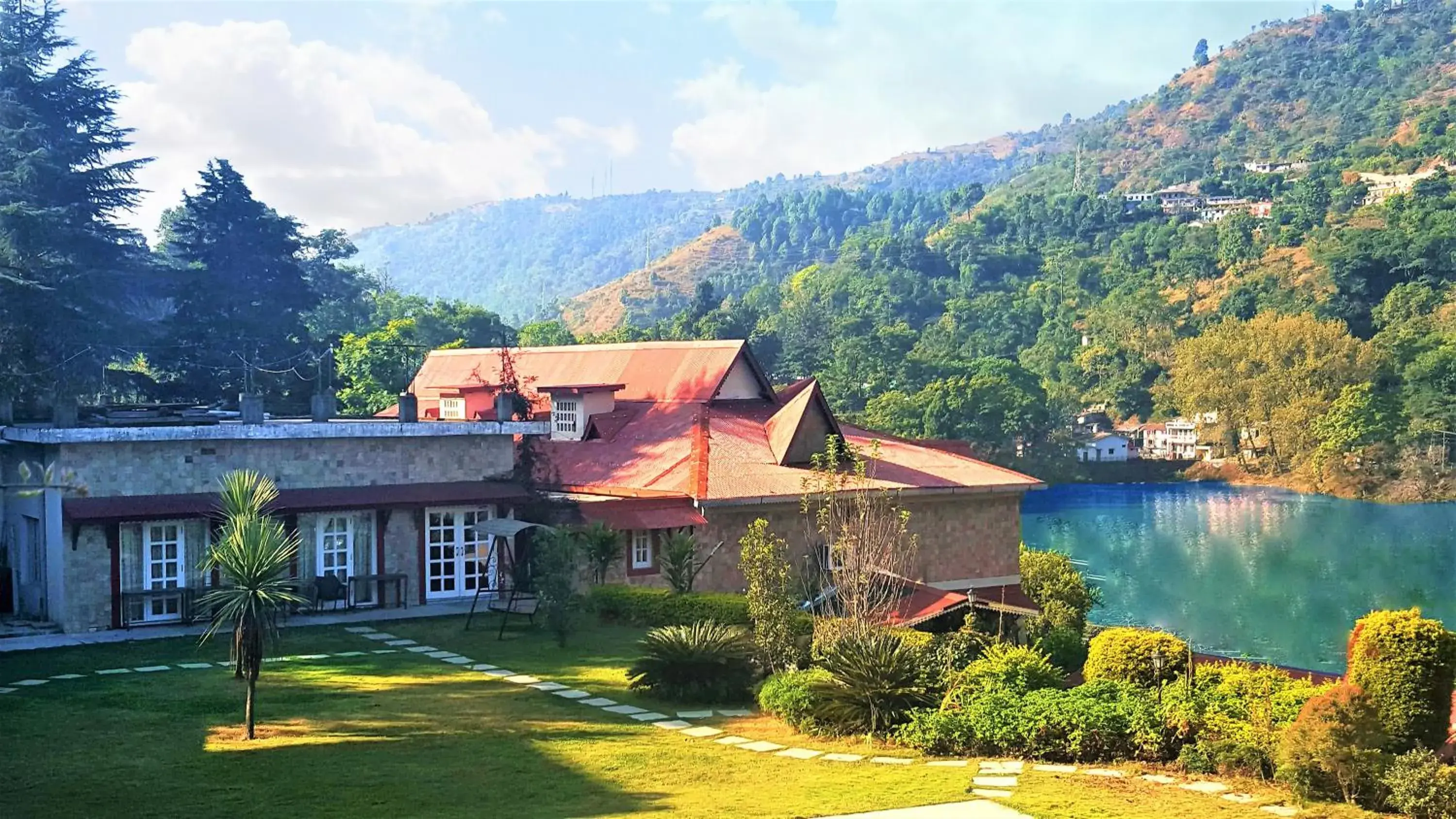 Property building in Neelesh Inn- A Luxury Lake View Hotel- 20 kms from Nainital Property building in Neelesh Inn- A Luxury Lake View Hotel- 20 kms from Nainital